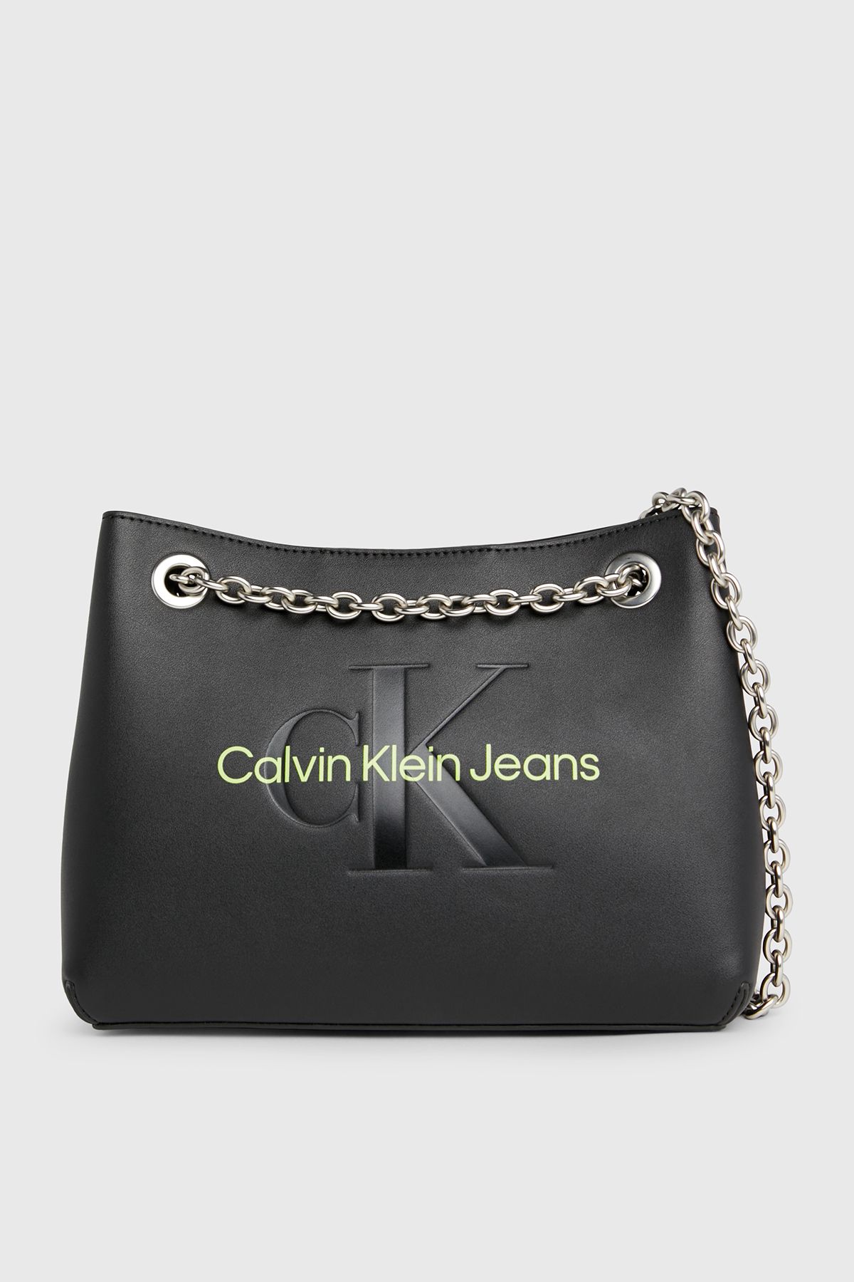 Calvin Klein El Çantası Kadın / Kız Black/Dark Juniper