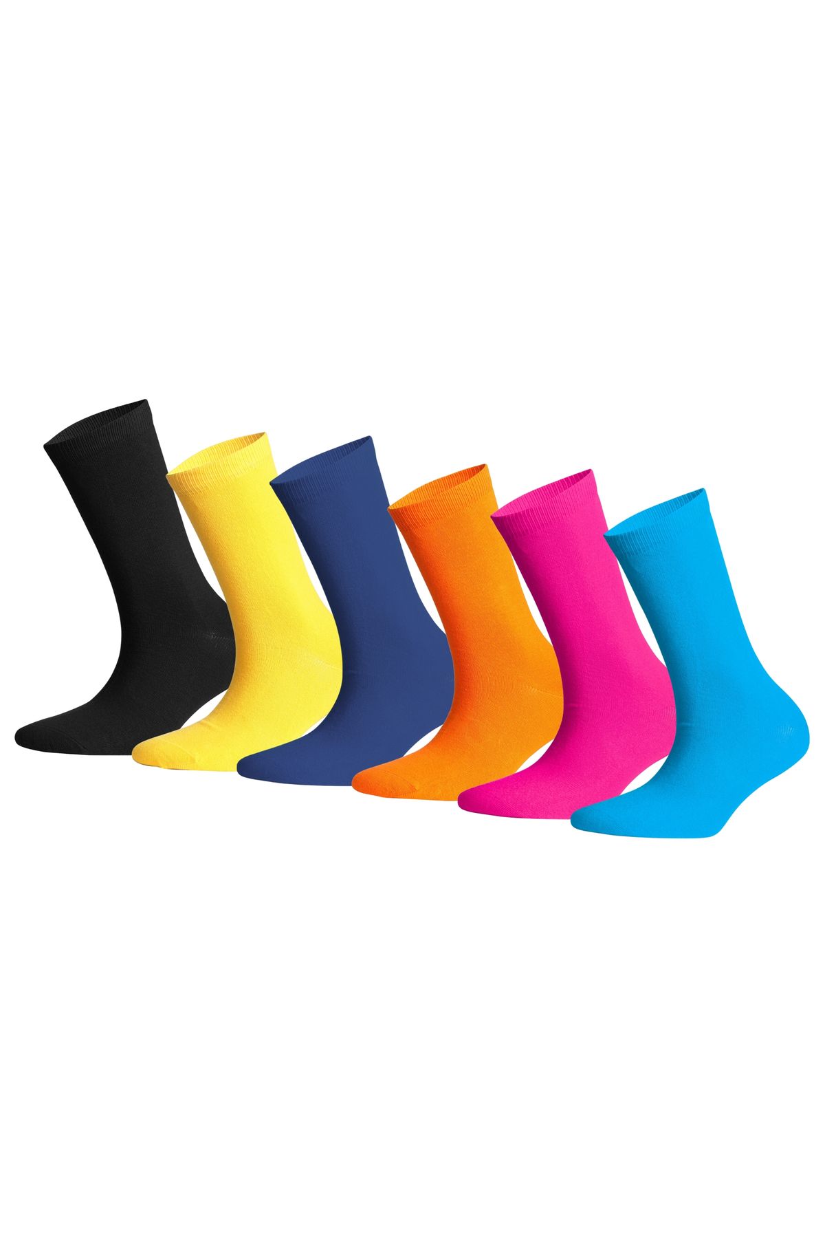 Socks Stations Pastel Renkli Bambu Soket Çorap Kutusu 6'lı