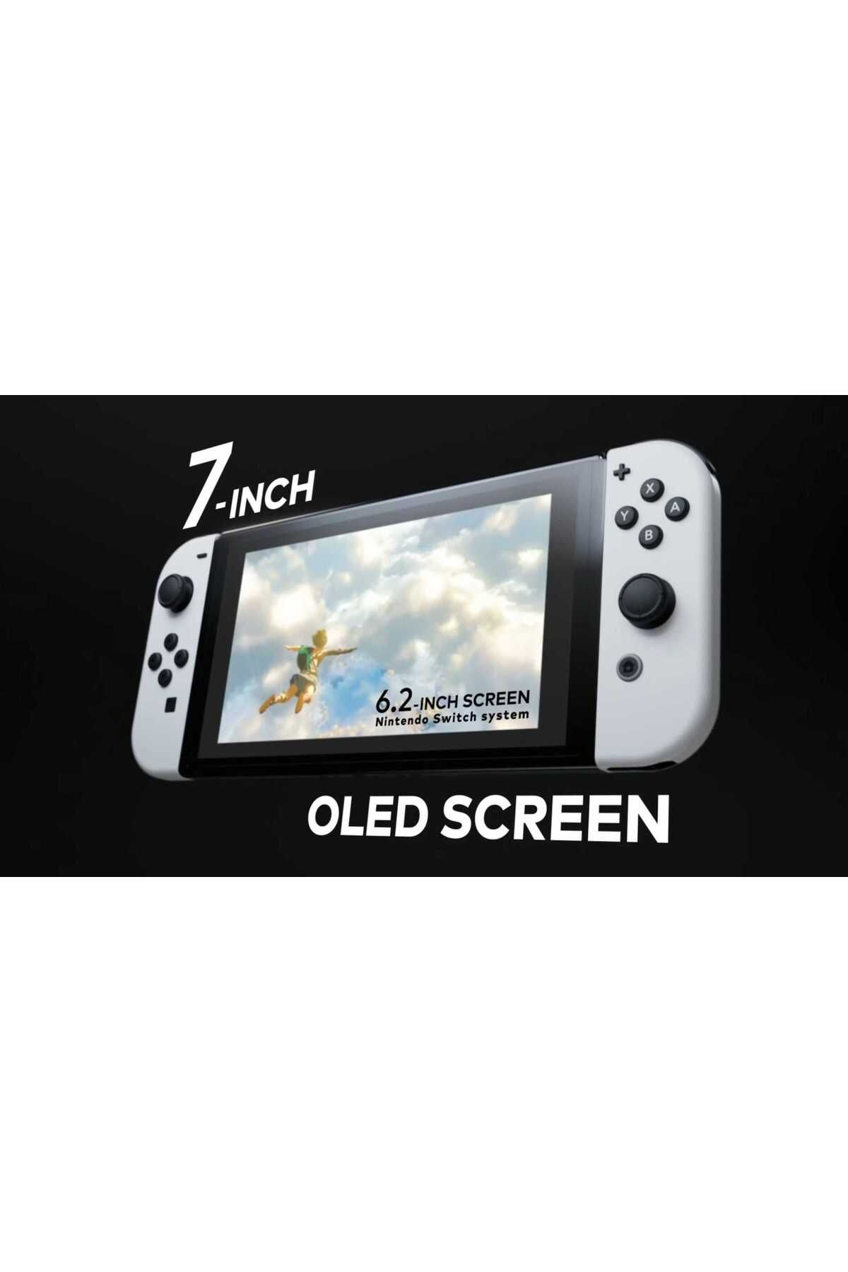Mettzchrom Nintendo Switch , Switch oled , Switch Lite Cam Ekran Koruyucu LCD  Koruyucu Kırılmaz Cam