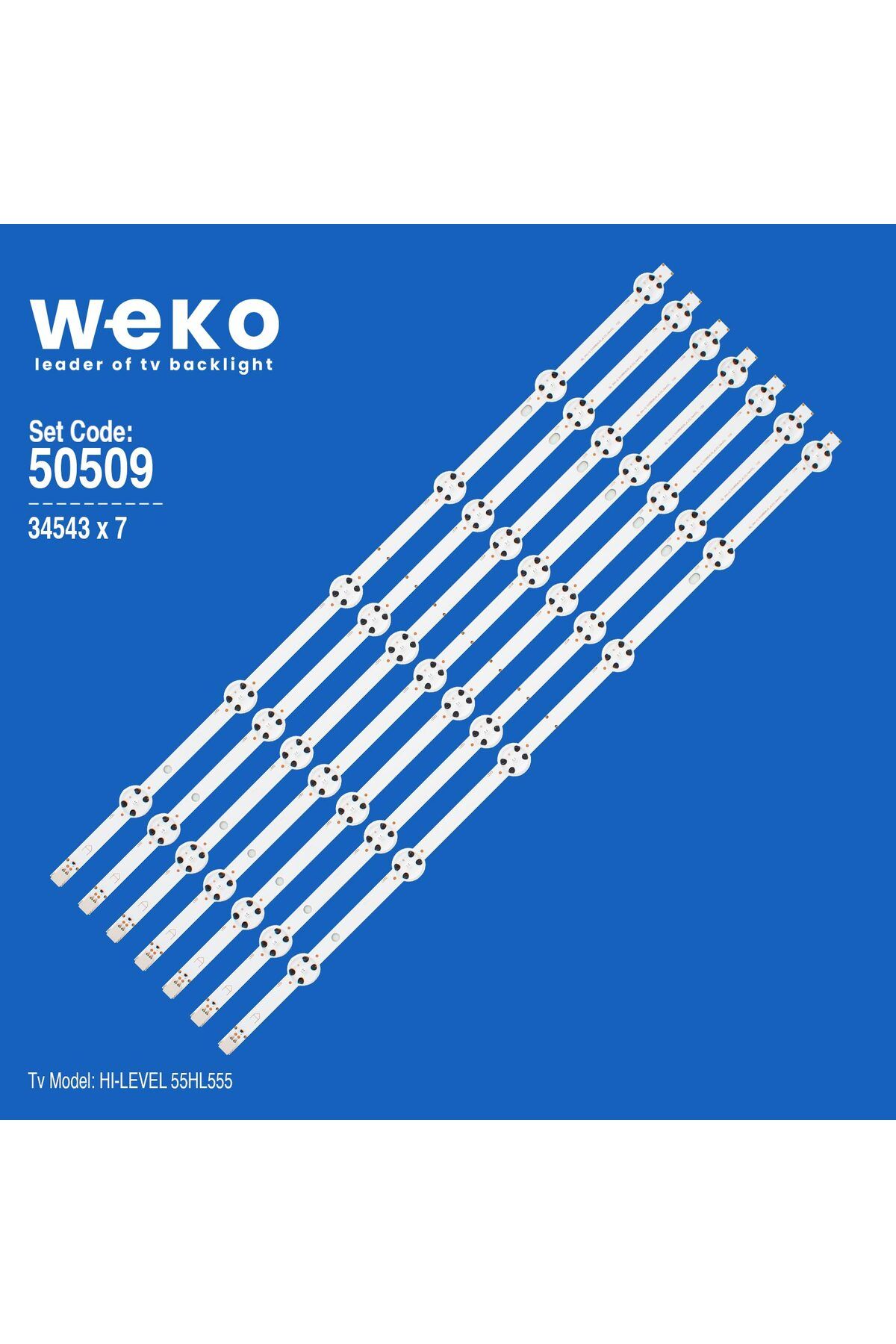 OEM WKSET-5509 34543X7 SVV550AJ9A_REV01_150708 7 ADET LED BAR