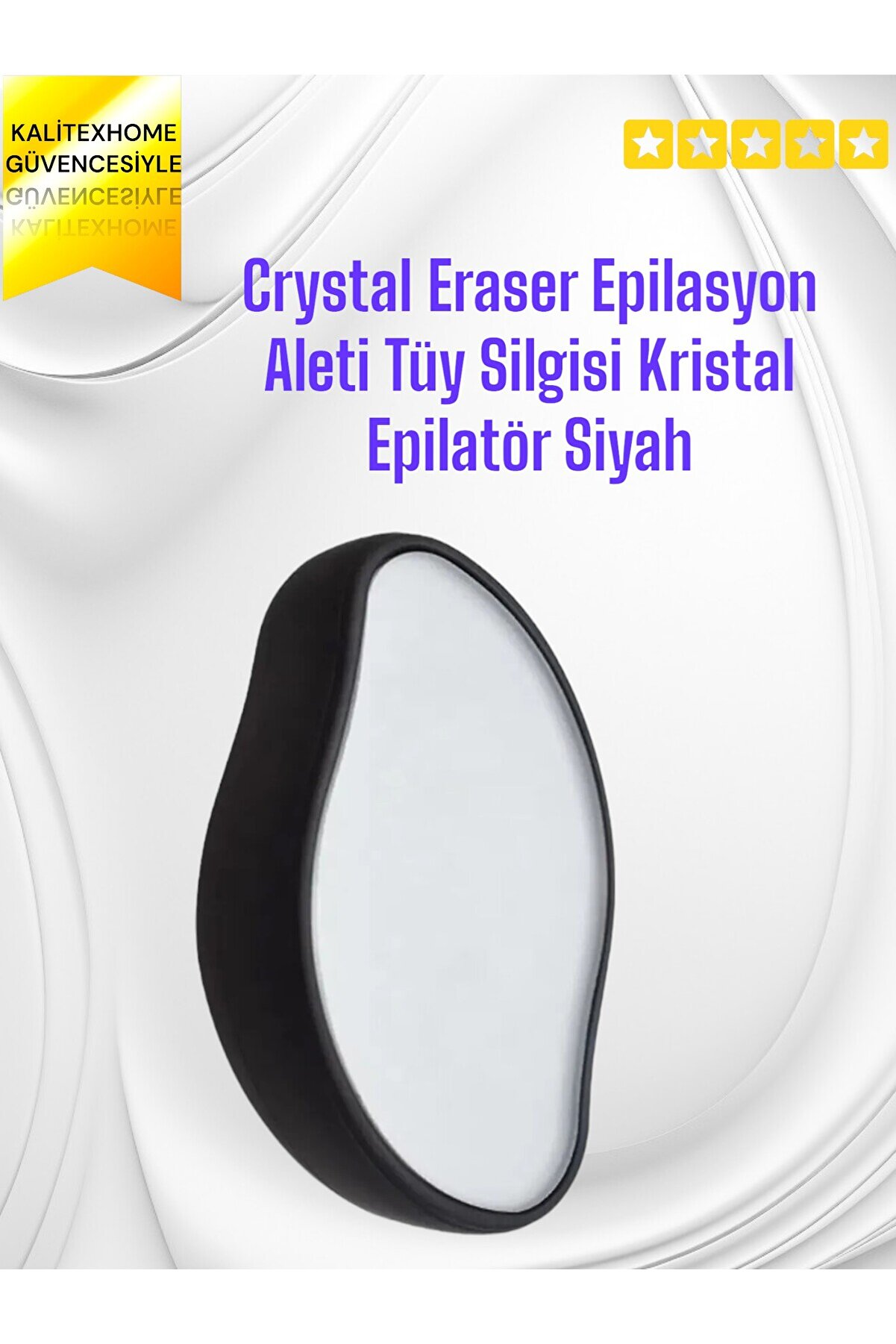 Genel Markalar Crystal Eraser Epilasyon Aleti Tüy Silgisi Kristal Epilatör Siyah