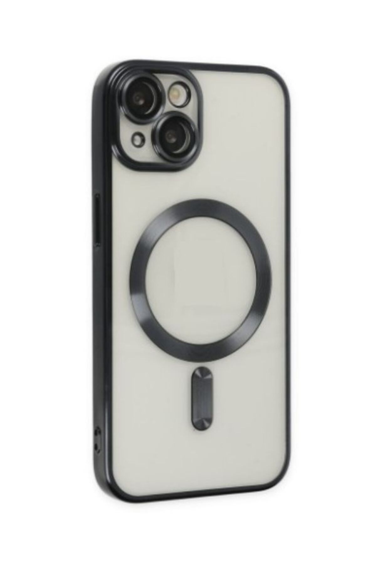 eyl techno Iphone 13 Kılıf Kamera Ve Lens Korumalı Kablosuz Şarj Uyumlu Arkası Şeffaf Kapak