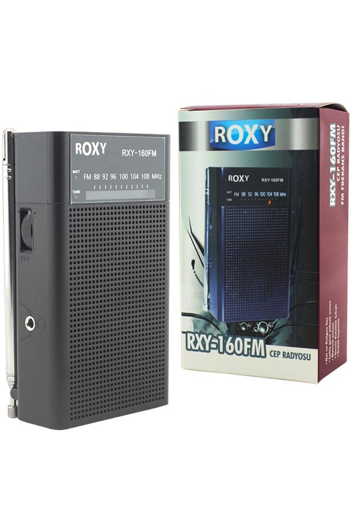 Genel Markalar Roxy Rxy-160fm Cep Tipi Mini Analog Radyo