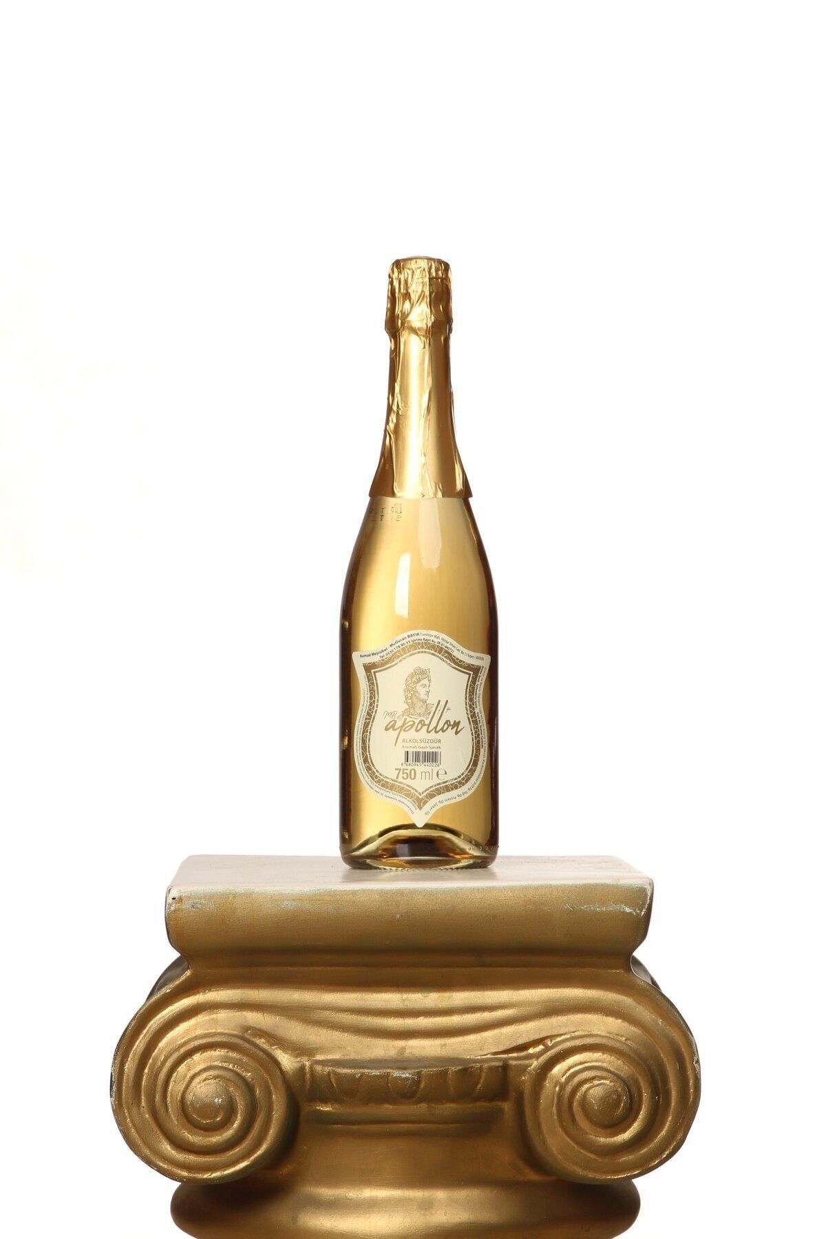 MB APOLLON Alkolsüz Renkli Şampanya Klasik Gold Aromalı