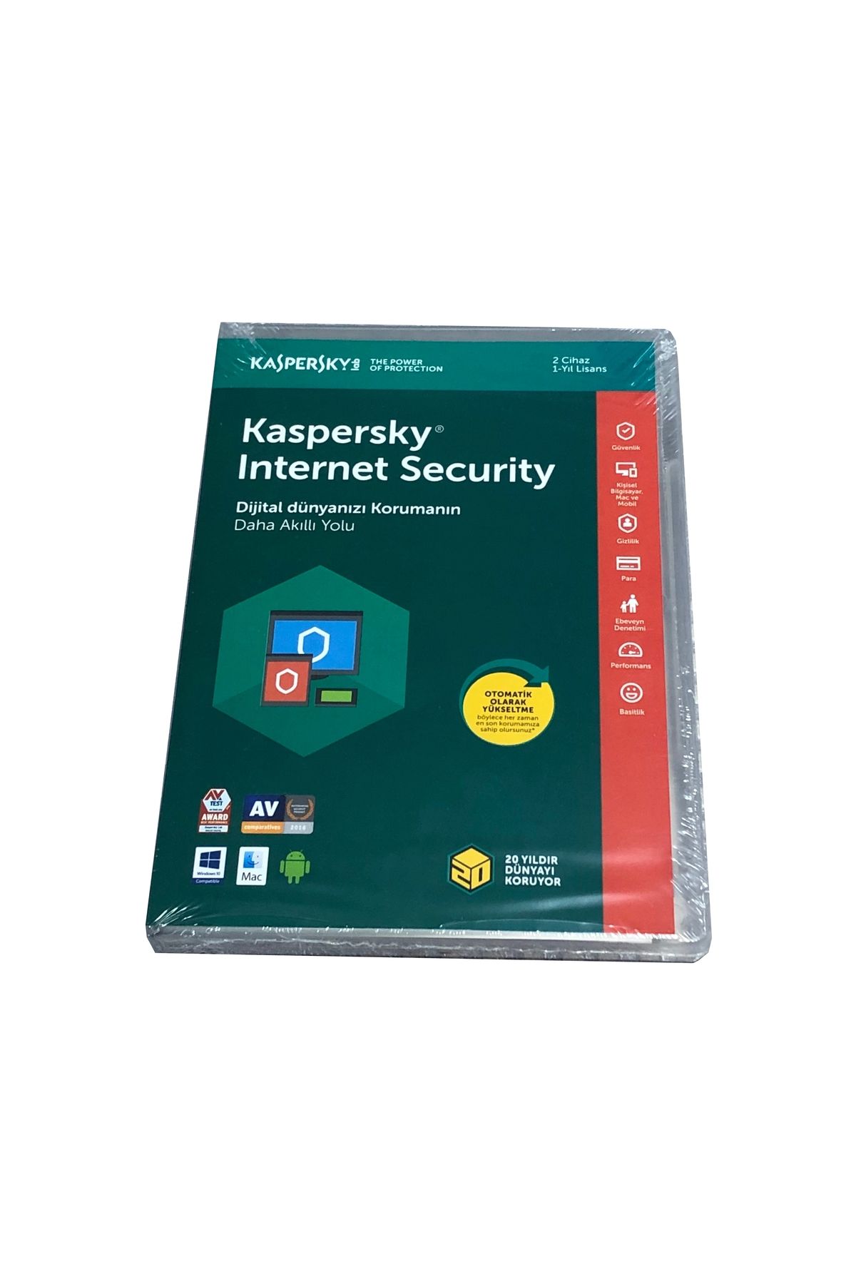 Kaspersky INTERNET SECURITY 2 KULLANICI 1 YIL