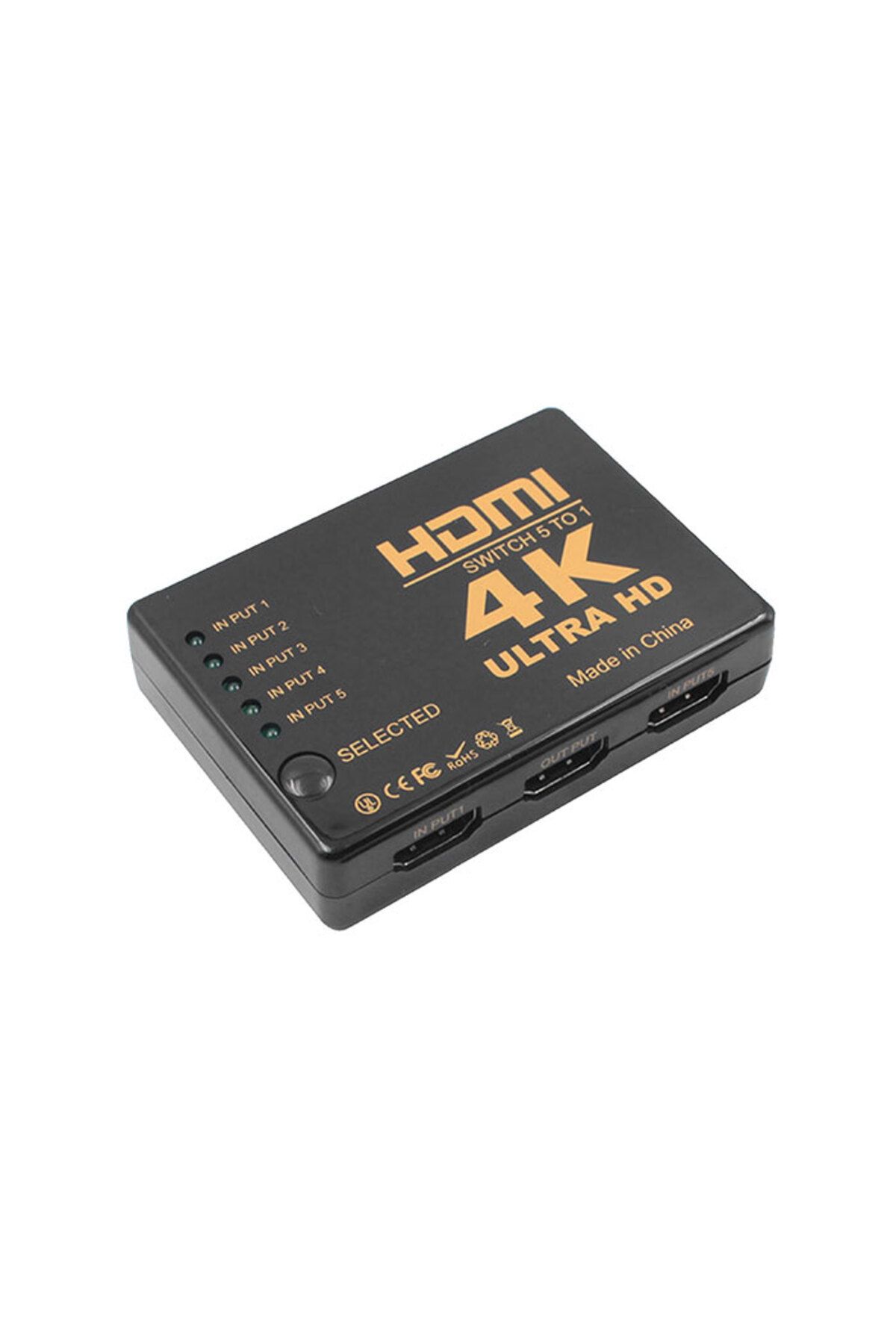 S-Link SL-HSW4K55 HDMI 5TO1 SWITCH 4K-2K, IR +Adaptör