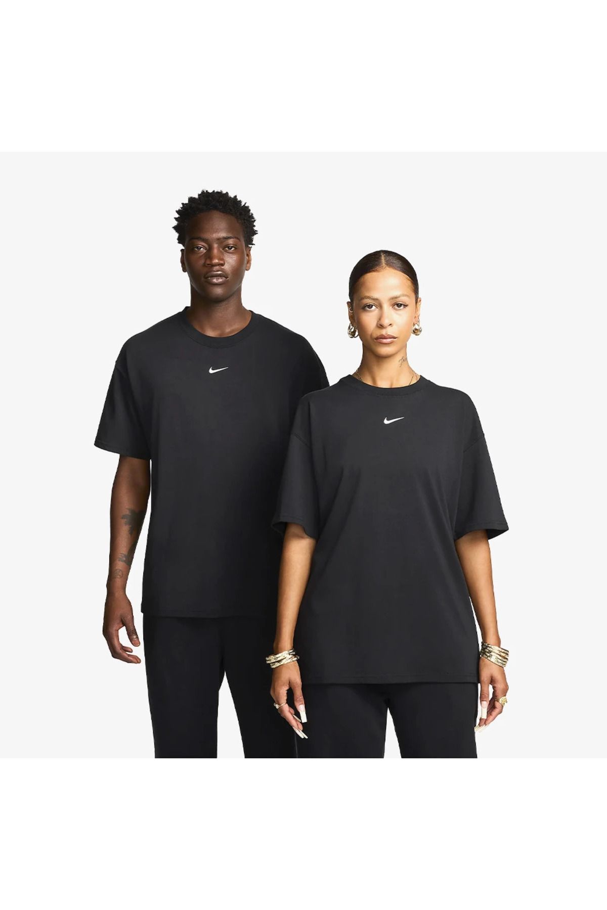Nike x NOCTA T-shirt 'Black' SIRT BASKILI ÖZEL SERİ TİŞÖRT
