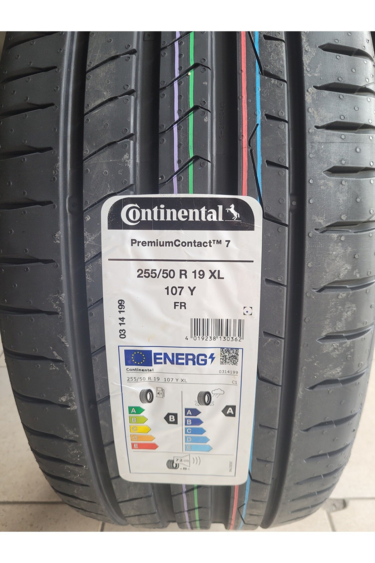 255/50R19 Continental Premium Contact7 107Y XL FR Set Olarak (4 Adet ) 2024 ÜRETİM 