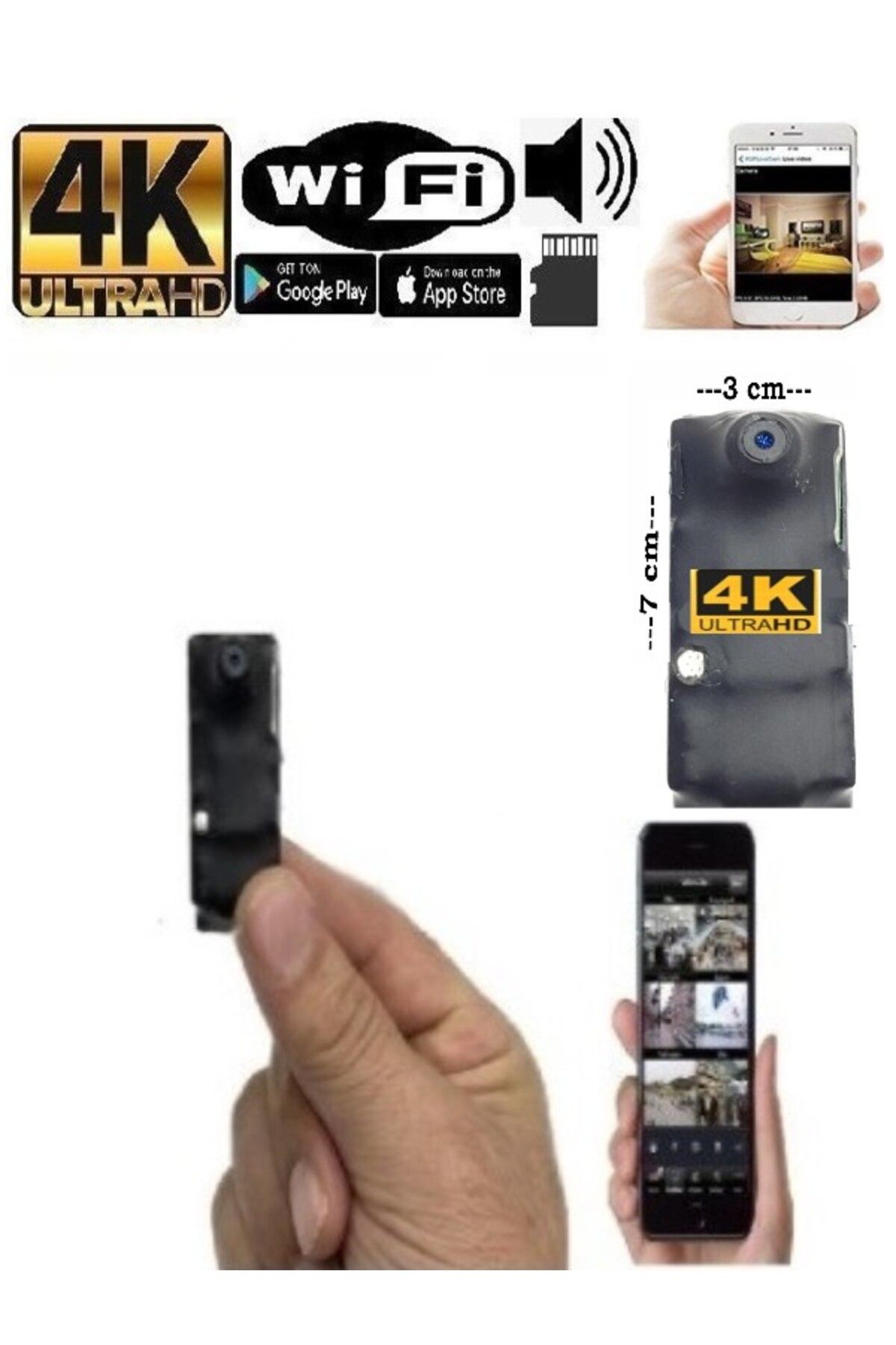 kamera online Mini Kamera Wi-fi Gizli Video Kamera 4k Uzaktan Izleme Ve Kayıt