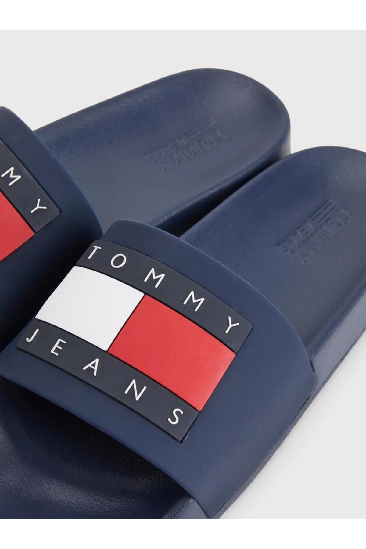 Tommy Hilfiger Tommy Jeans Logolu Tommy Jeans Flag Pool Slıde Kadınterlik