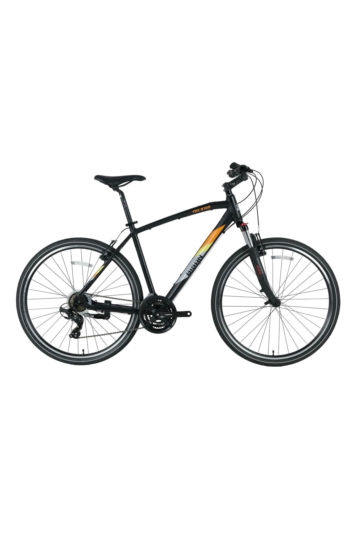 Bisan Trx 8100 Trekking Bisikleti | 56cm Kadro | Siyah-sarı