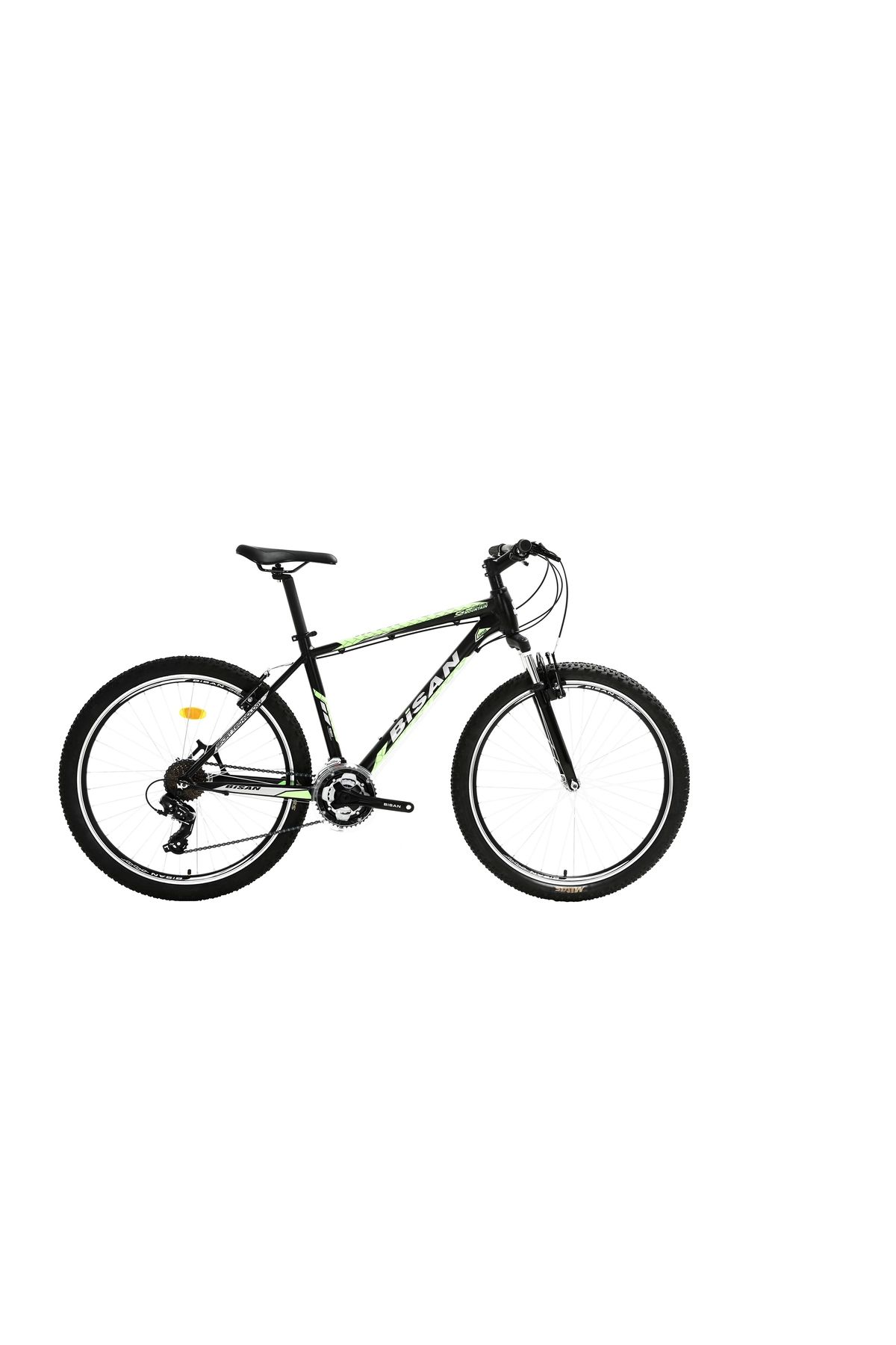 Bisan Mtx 7050 V Fren 21 Vites 27,5 Jant Dağ Bisikleti Siyah Yeşil 19 Kadro