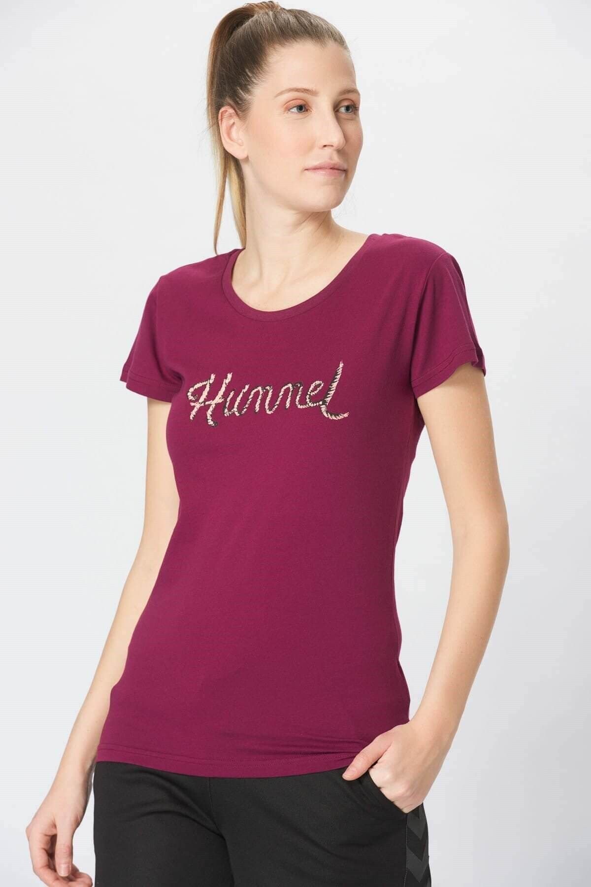 hummel Helit T-shirt S/s Kadın Tişört 910466-3388purple Pot