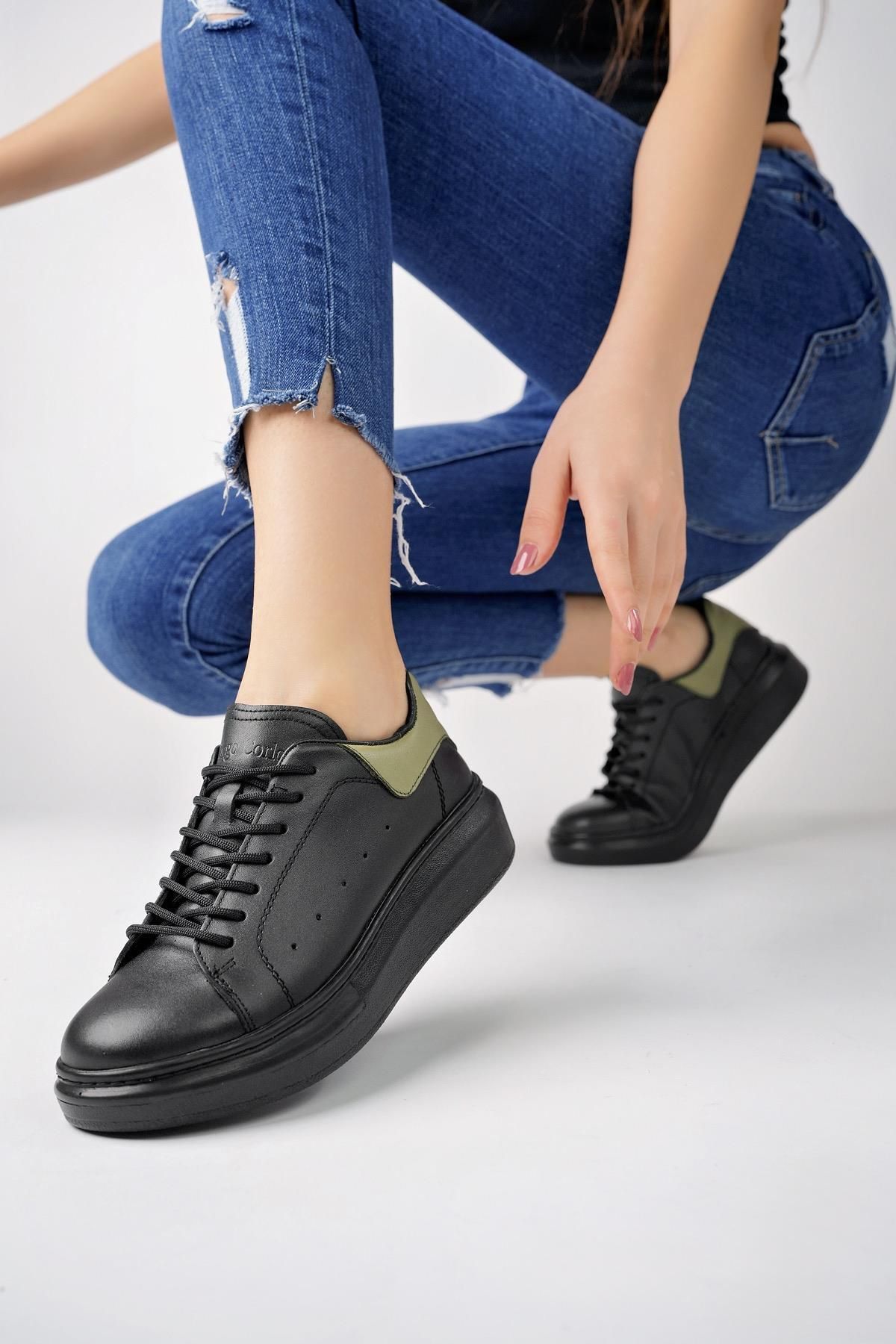 Diego Carlotti Hakiki Deri Kadın Günlük Sneaker Ayakkabı