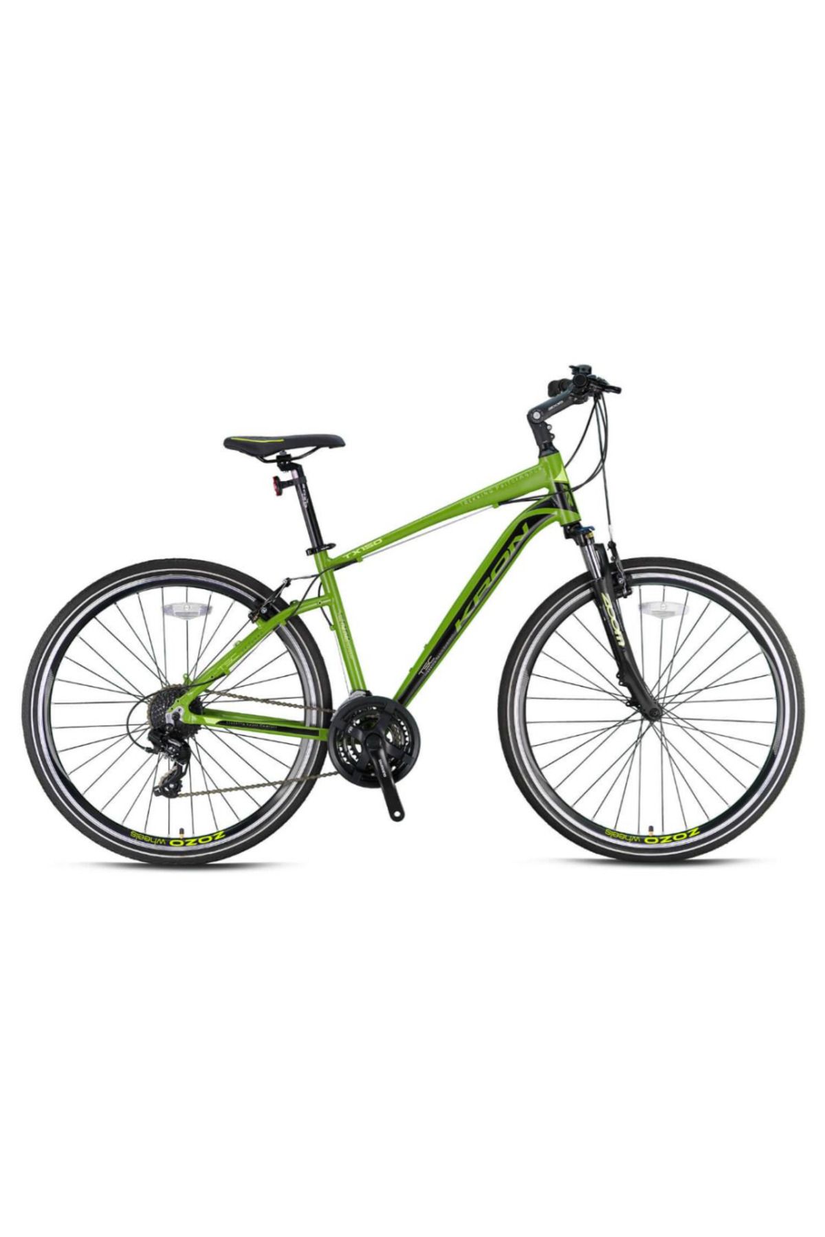 Kron Tx 150 Hidrolik Disk 28 Jant 24 Vites 18 Inç Bisiklet 2022 Model Mat Haki Yeşil