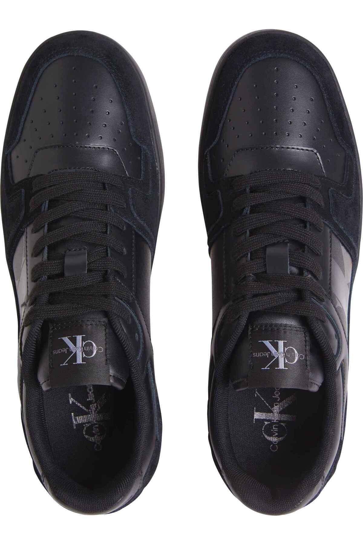 Calvin Klein Basket Cupsole Laceup Mix Lth