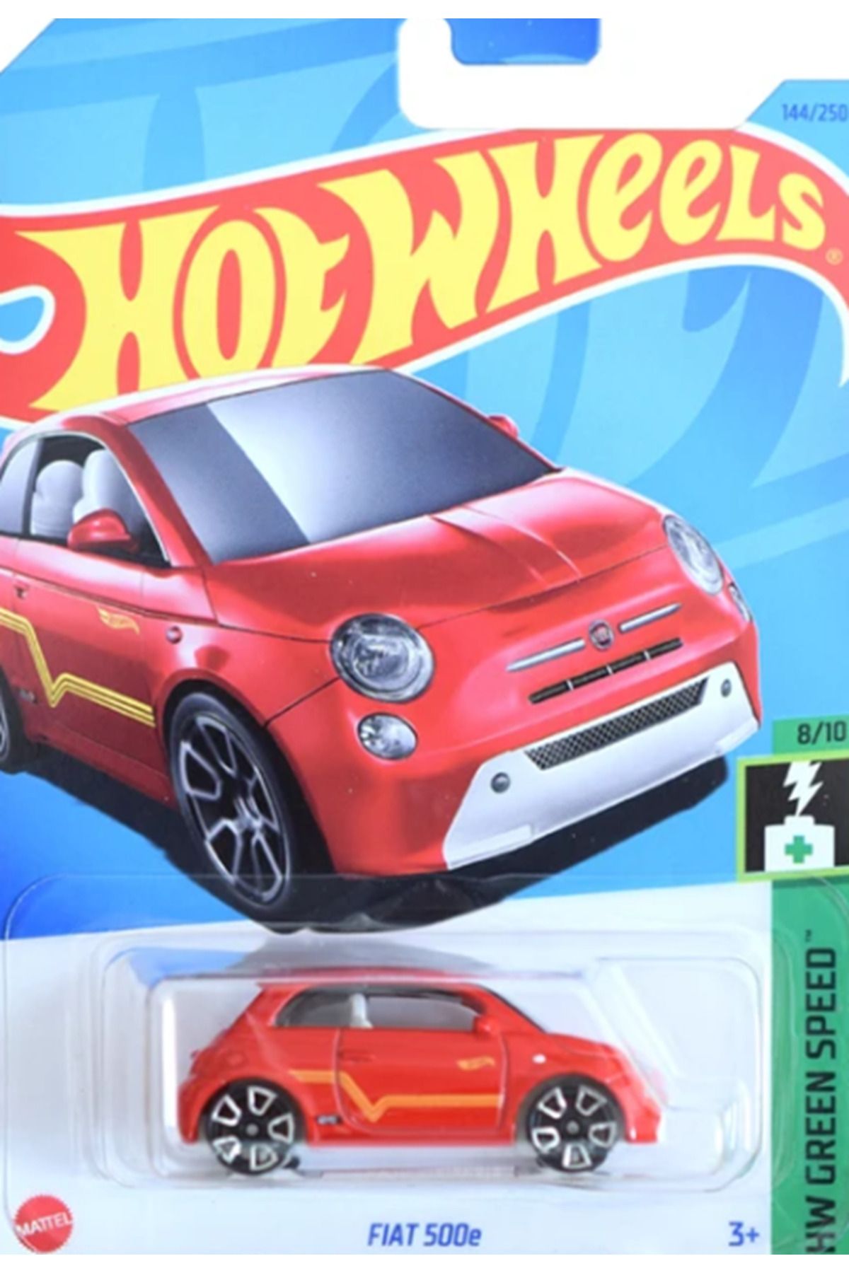 HOT WHEELS HW GREEN SPEED FİAT 500 E KIRMIZI METAL OYUNCAK ARABA