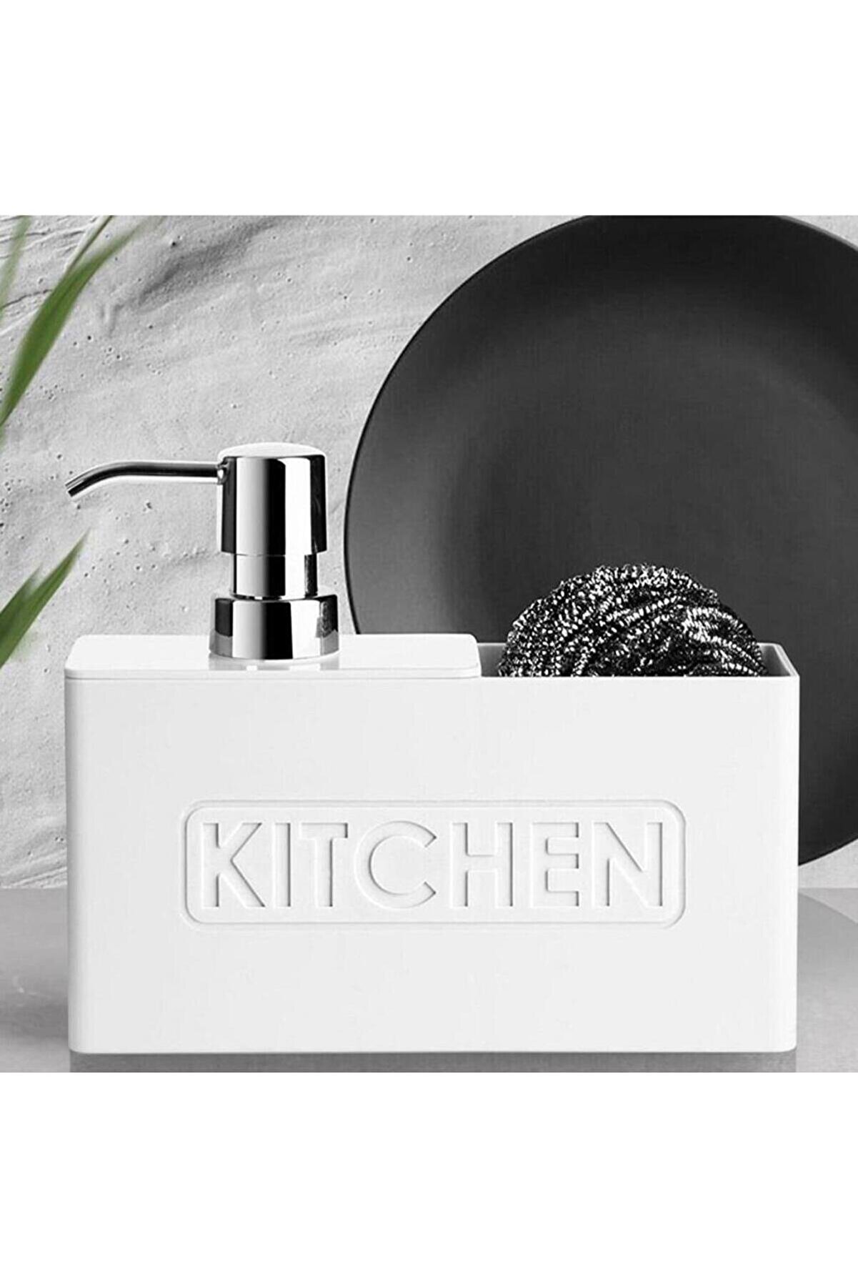 Perotti Kitchen Beyaz Sıvı Sabunluk 13195