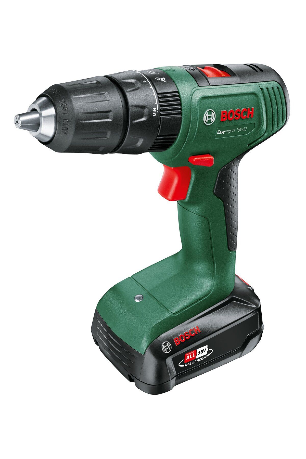 Bosch Home and Garden EasyDrill 18V-40 akülü vidalama makinesi (pilsiz, 18 Volt sistem, kartonda)