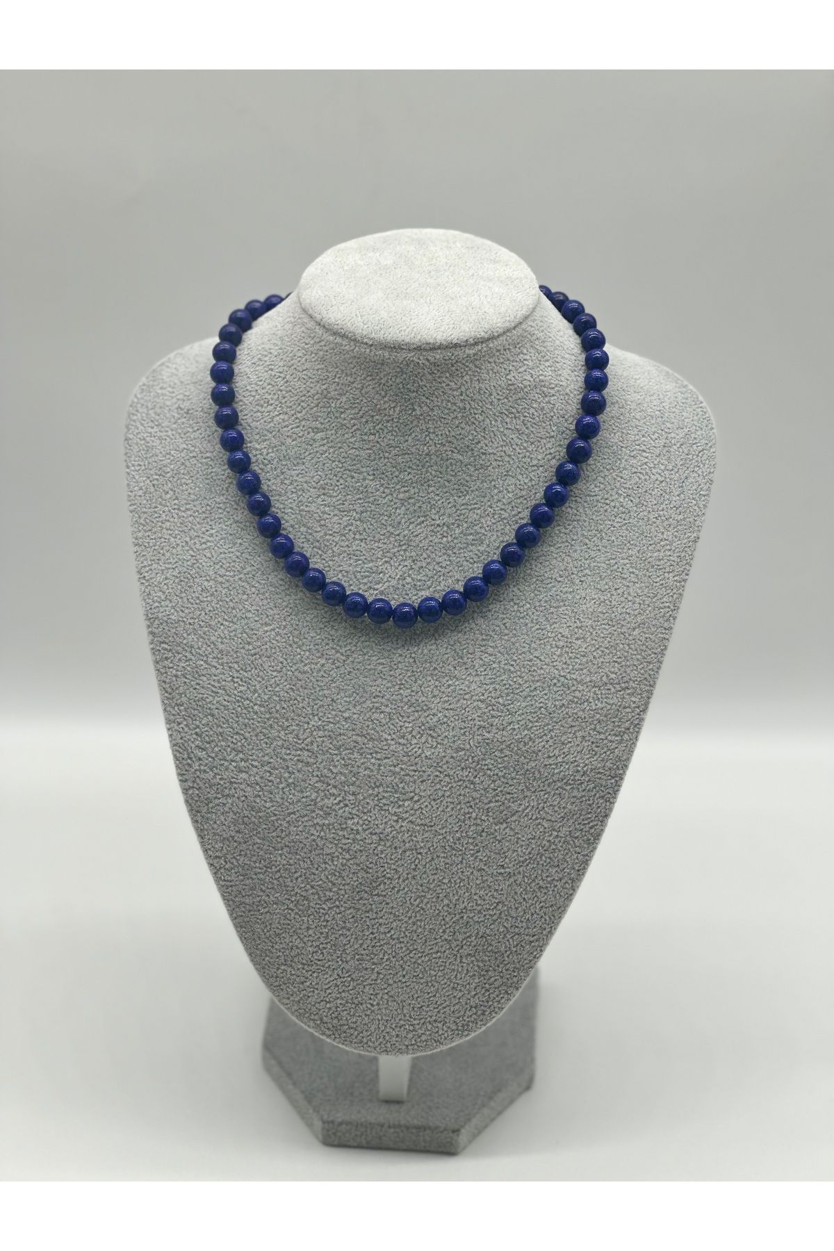 Hobimos Orijinal Doğal Taş Kolye Lapis Lazuli Taşı