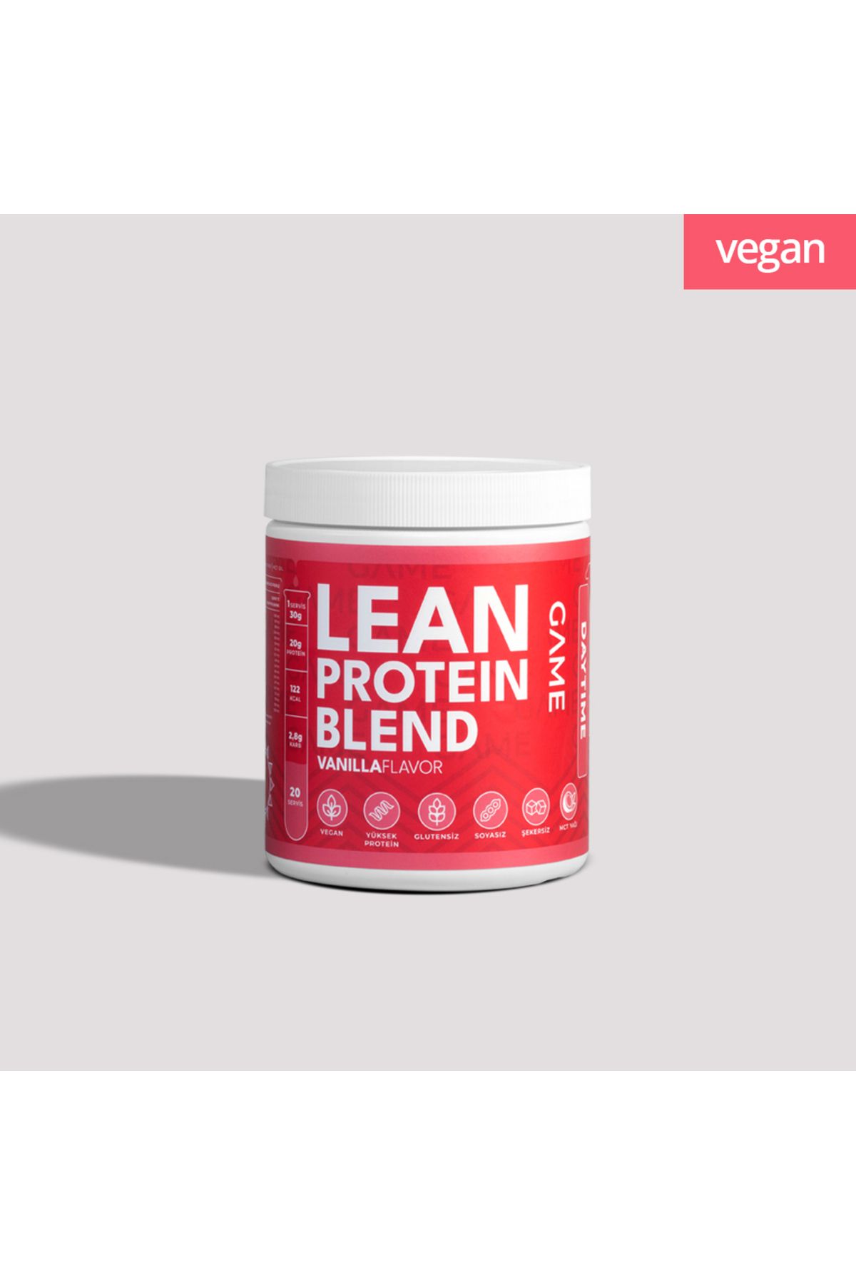 Lean Fit by GAME Vanilla Flavor Vegan Protein 600gram