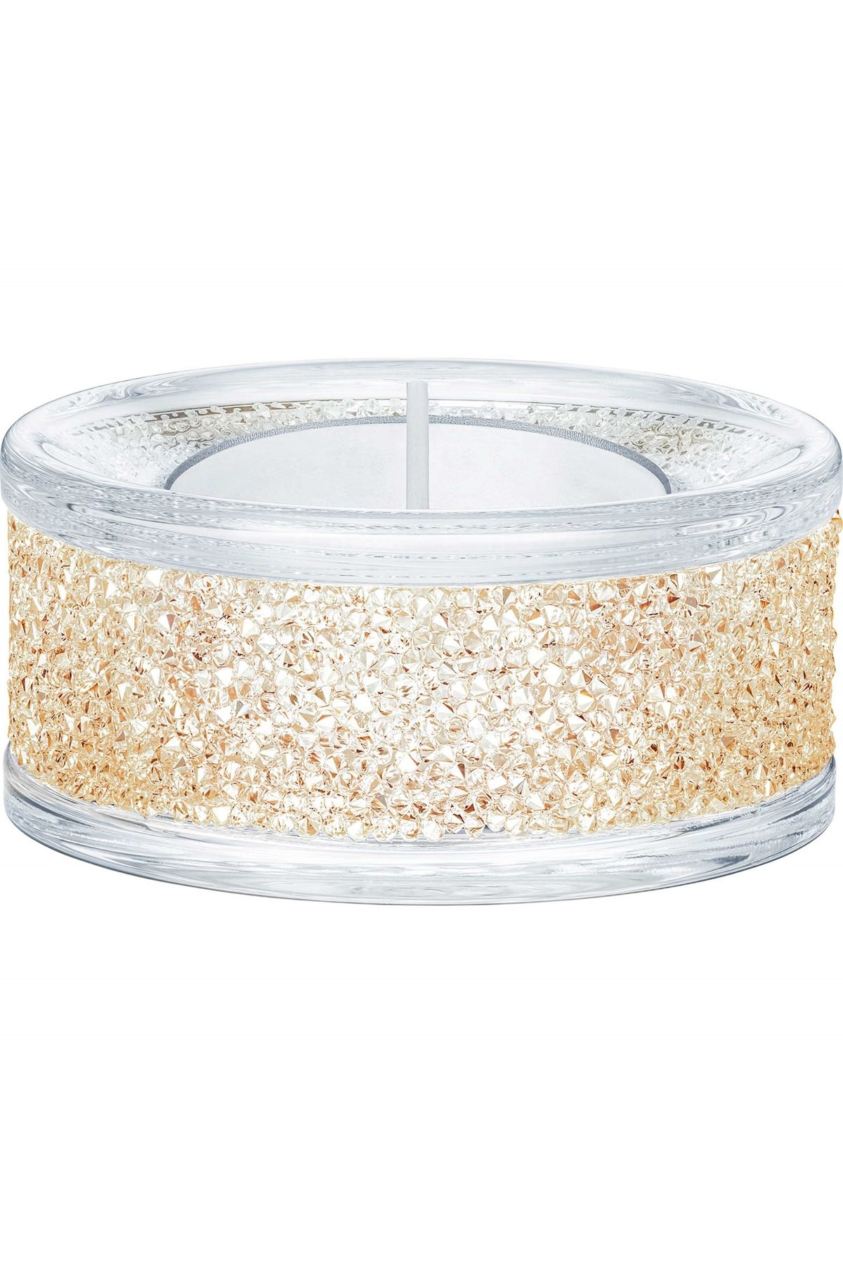 Swarovski Shimmer Tea Light, Altın Rengi