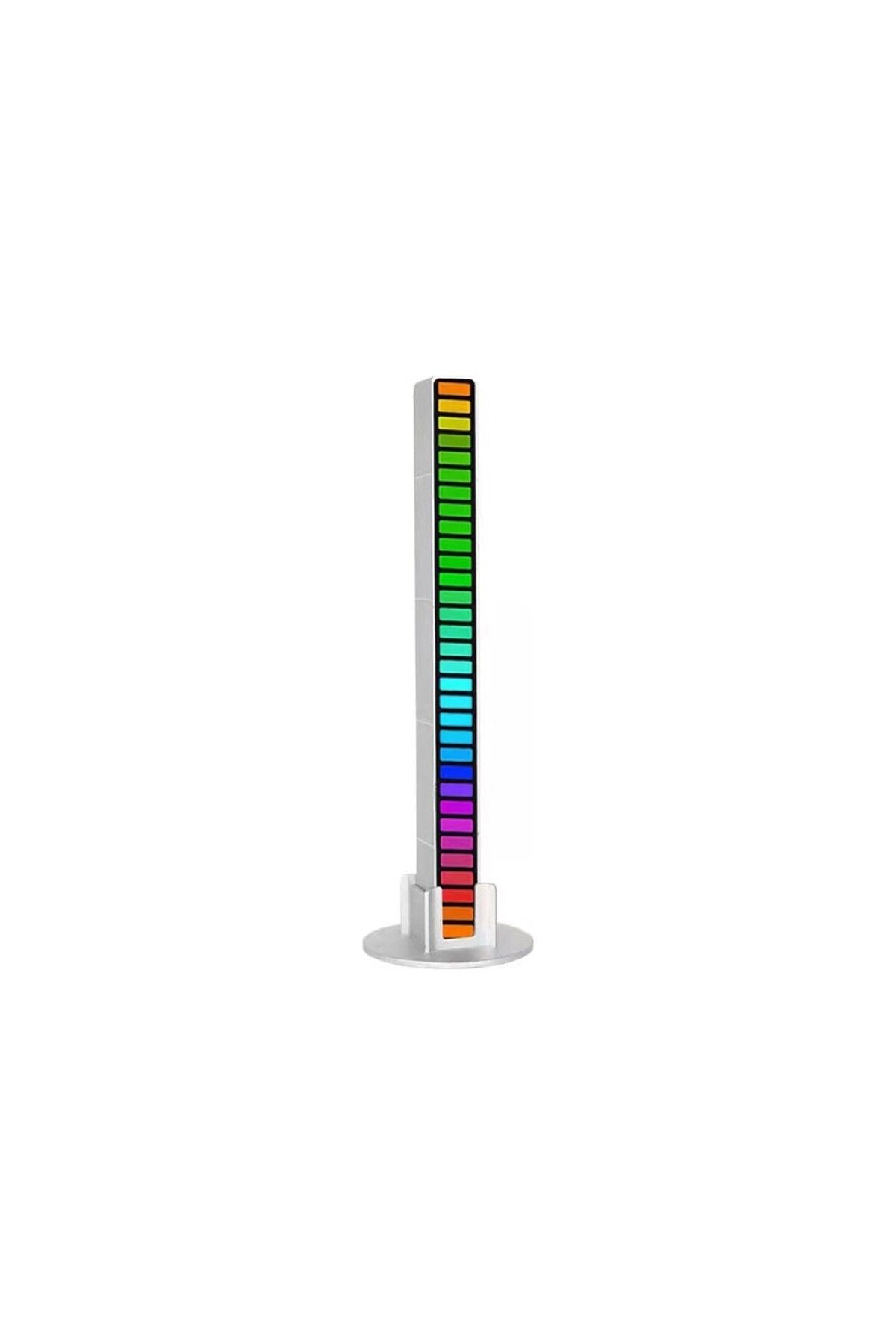 Genel Markalar Sese Duyarlı Ekolayzer 32 Led 8 Mod 18 Renk Çubuk Led