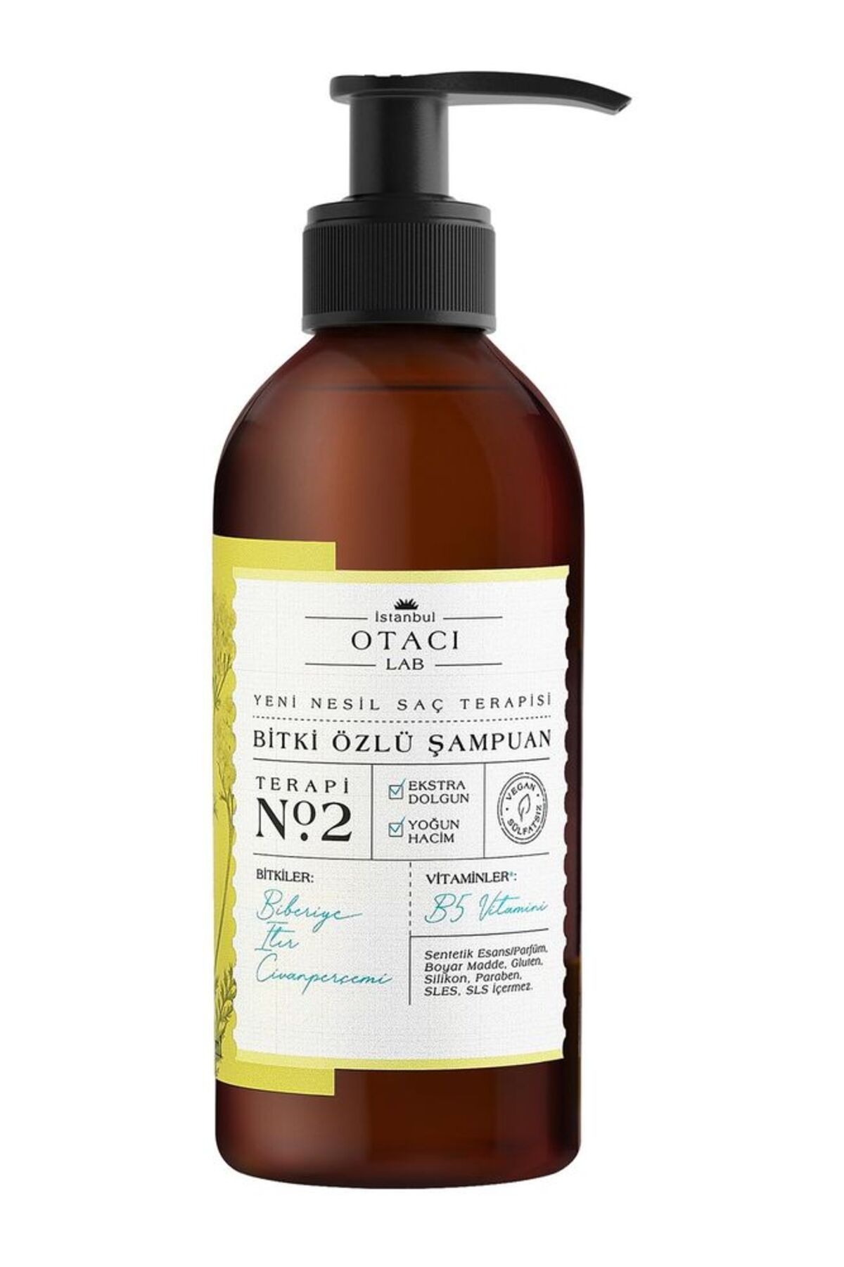 Otacı Lab Yeni Nesil Saç Terapisi Bitki Özlü Şampuan Terapi No:2