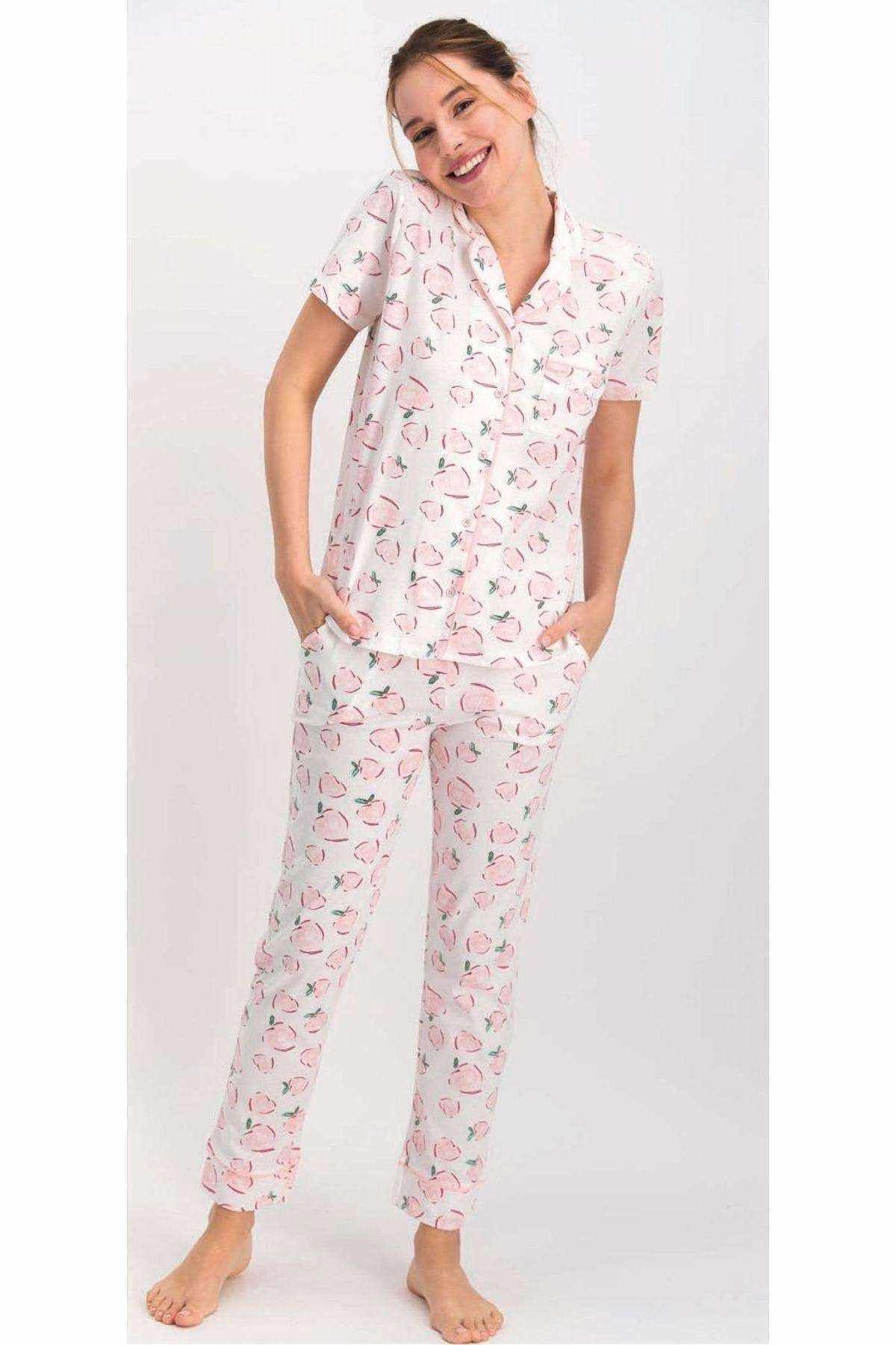 Pierre Cardin Pierrecardin 7690 Gömlek Pijama Takımı - Pc7690-krem-s