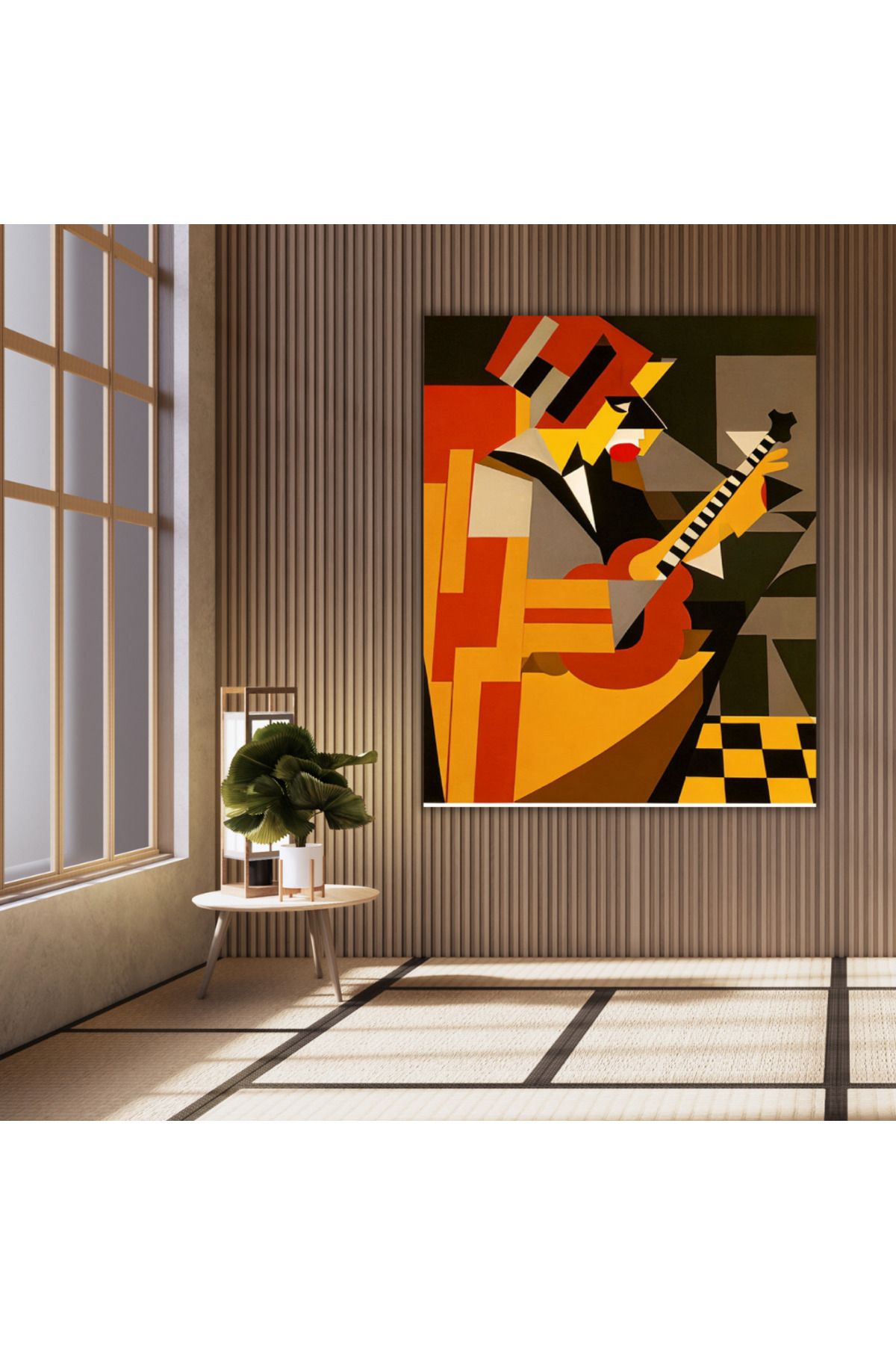 LİLYHOBBYLAND Renkli Baskılı Sayılarla Boyama Hobi Seti (Çerçeveli-Büyük Boy) 95X125 cm: Soyut Resim 17