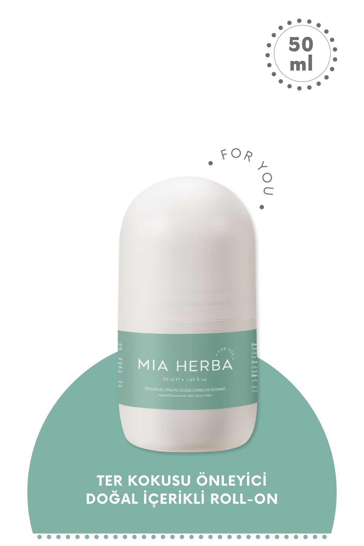Mia Herba Ter Kokusu Önleyici Doğal İçerikli Deodorant 50 ml