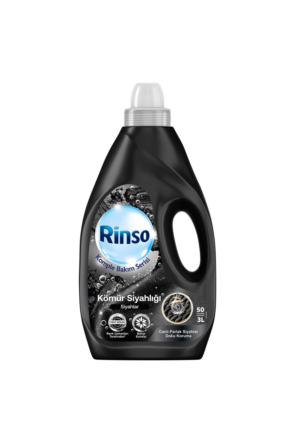 Rinso Sıvı Çamaşır Deterjanı Komple Bakım Serisi Siyahlar 50 Yıkama 3 L