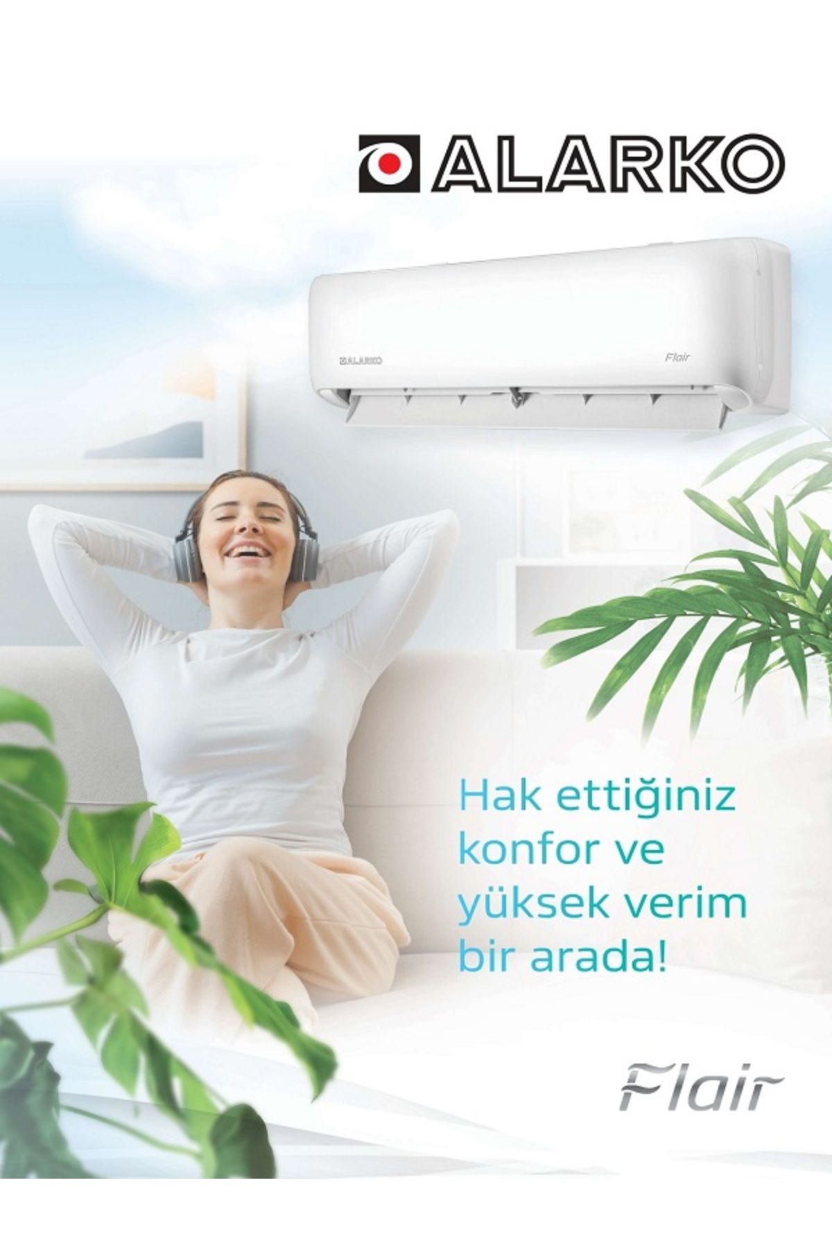 Alarko Flr-bsp1201hwi Flair 12.000 Btu/h Duvar Tipi Split Klima