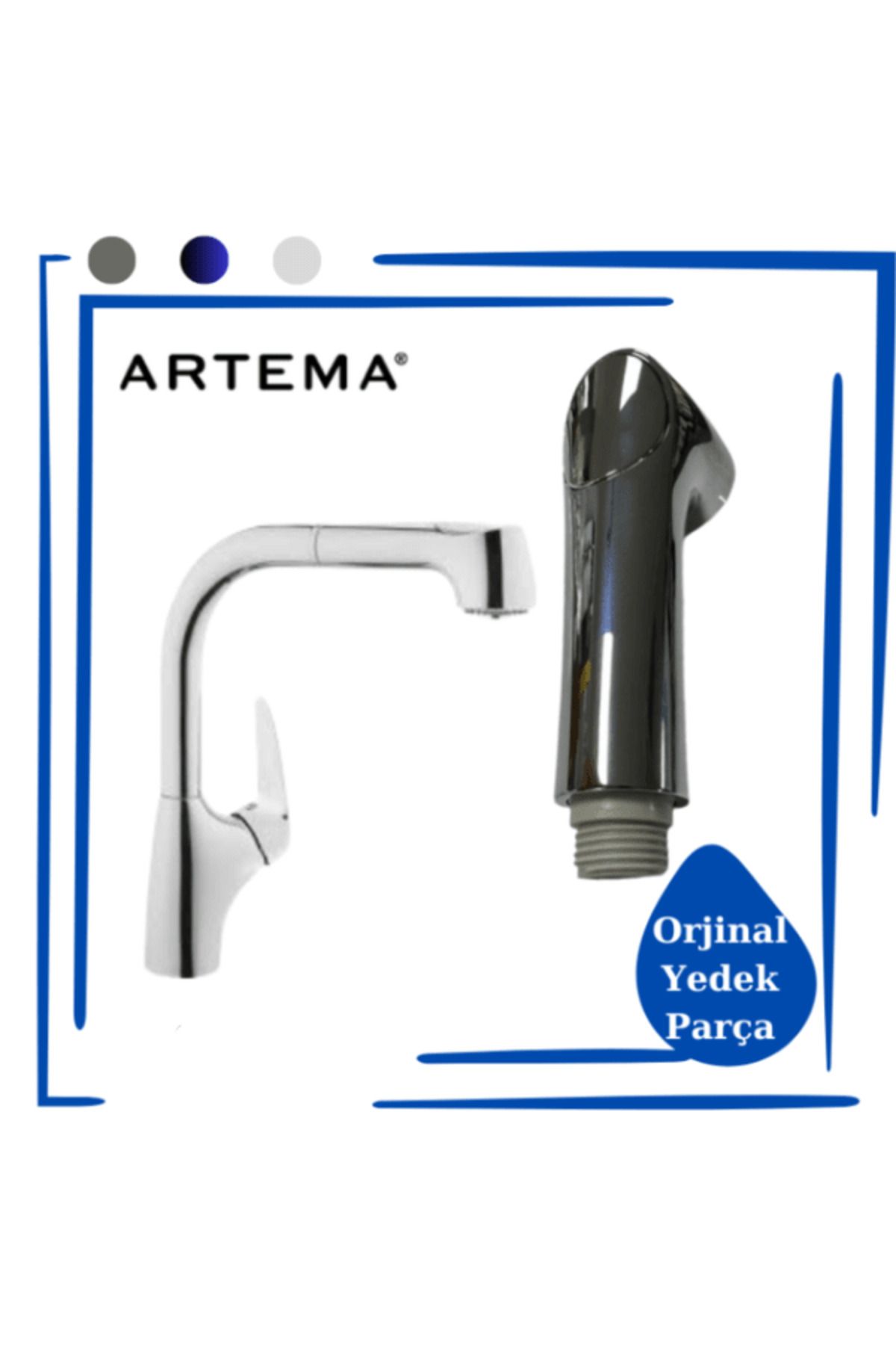 Artema A3332301YP  Eviye Bataryası El Duşu