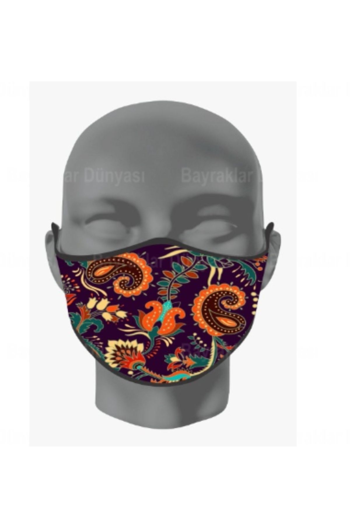 Asyabayrak Desenli Maske