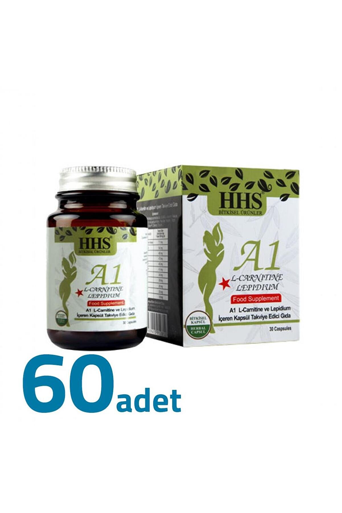 Hhs A1 L-carnitine Lepidium A+1 Bitkisel 30 Kaps&uuml;l X 60adet Kutu
