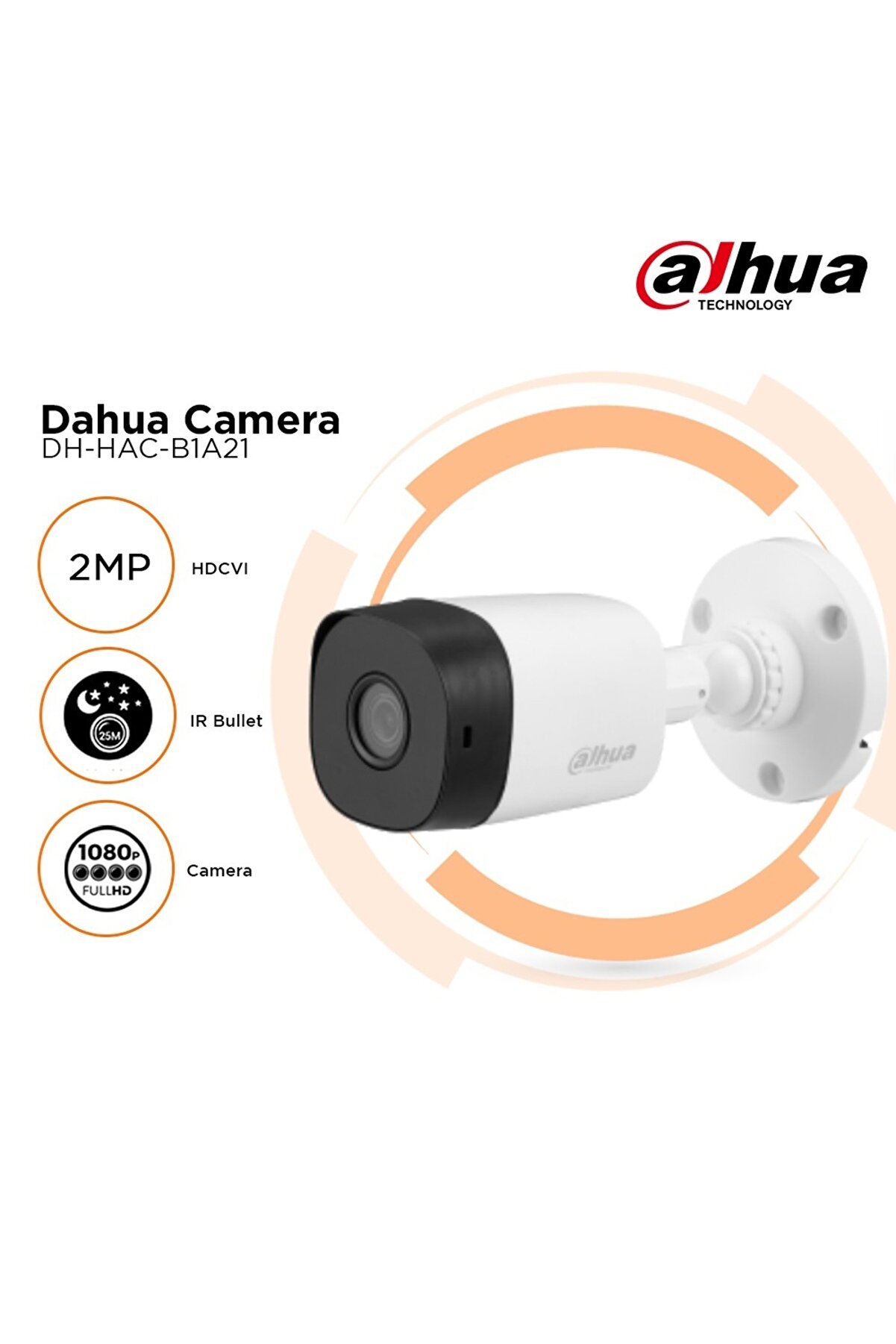 Dahua Bullet B1a21 2mp 1080p Ahd Ir Bullet Kamera