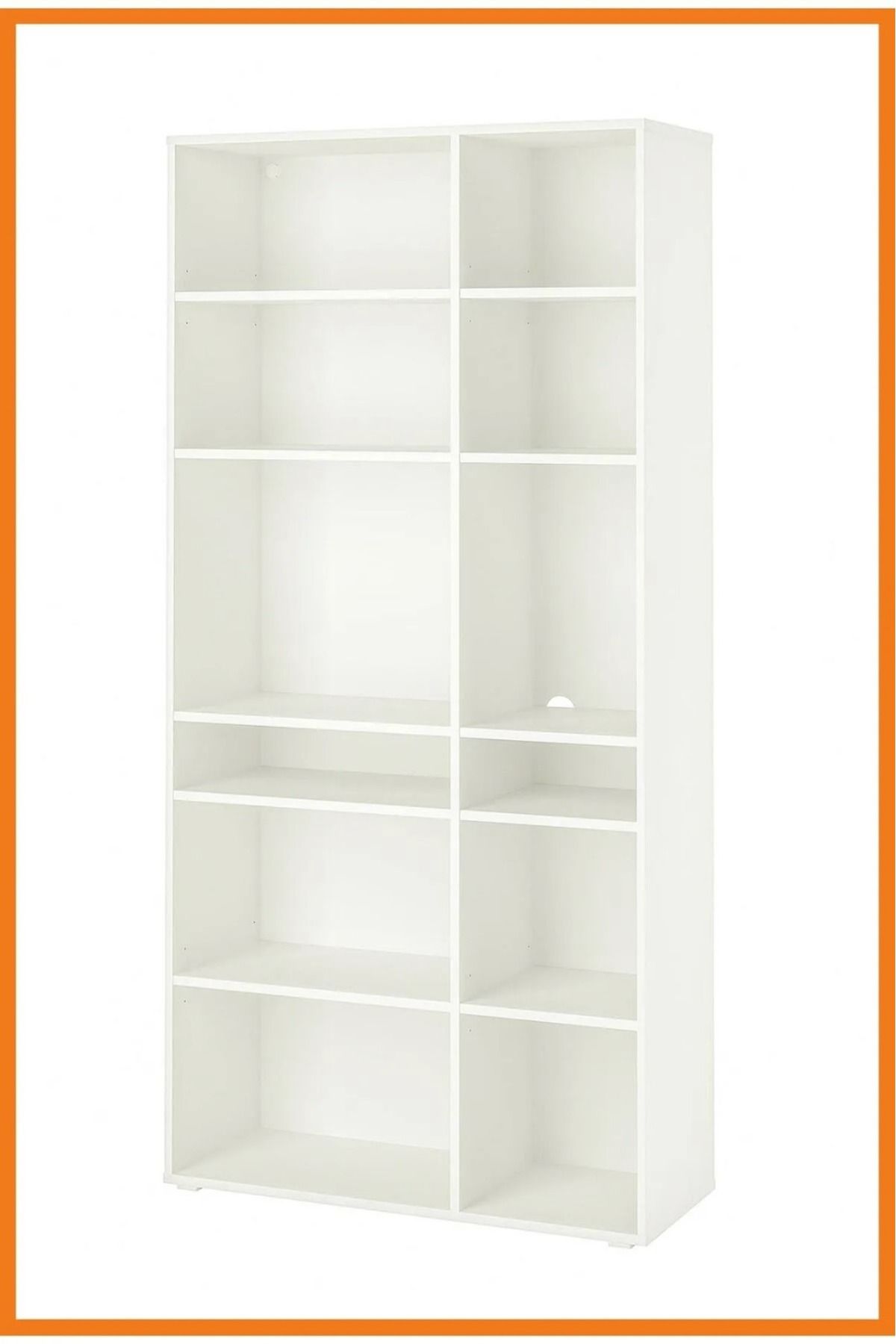 IKEA VIHALS  açık dolap, beyaz, 95x37x200 cm