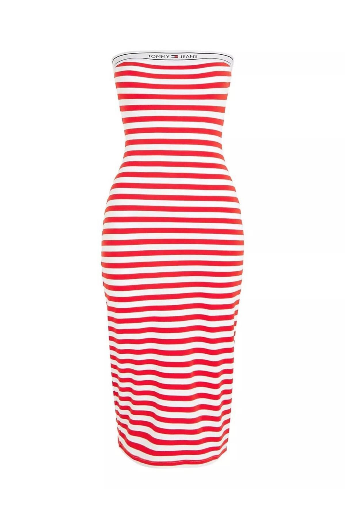 Tommy Hilfiger TJW LOGO TAPE STRIPE TUBE DRESS