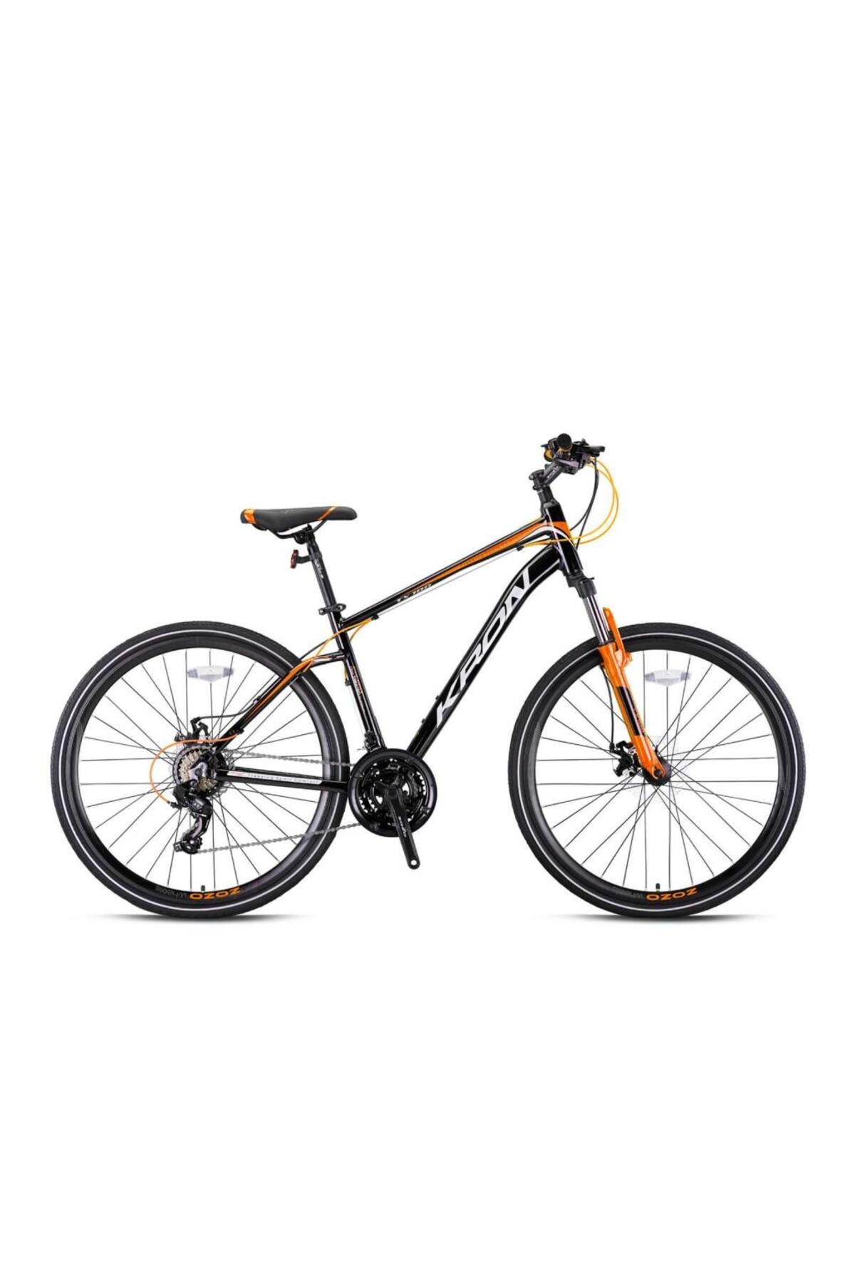 Kron Tx 100 Hidrolik Disk 28 Jant 21 Vites 18 Inç Bisiklet Mat Siyah-turuncu