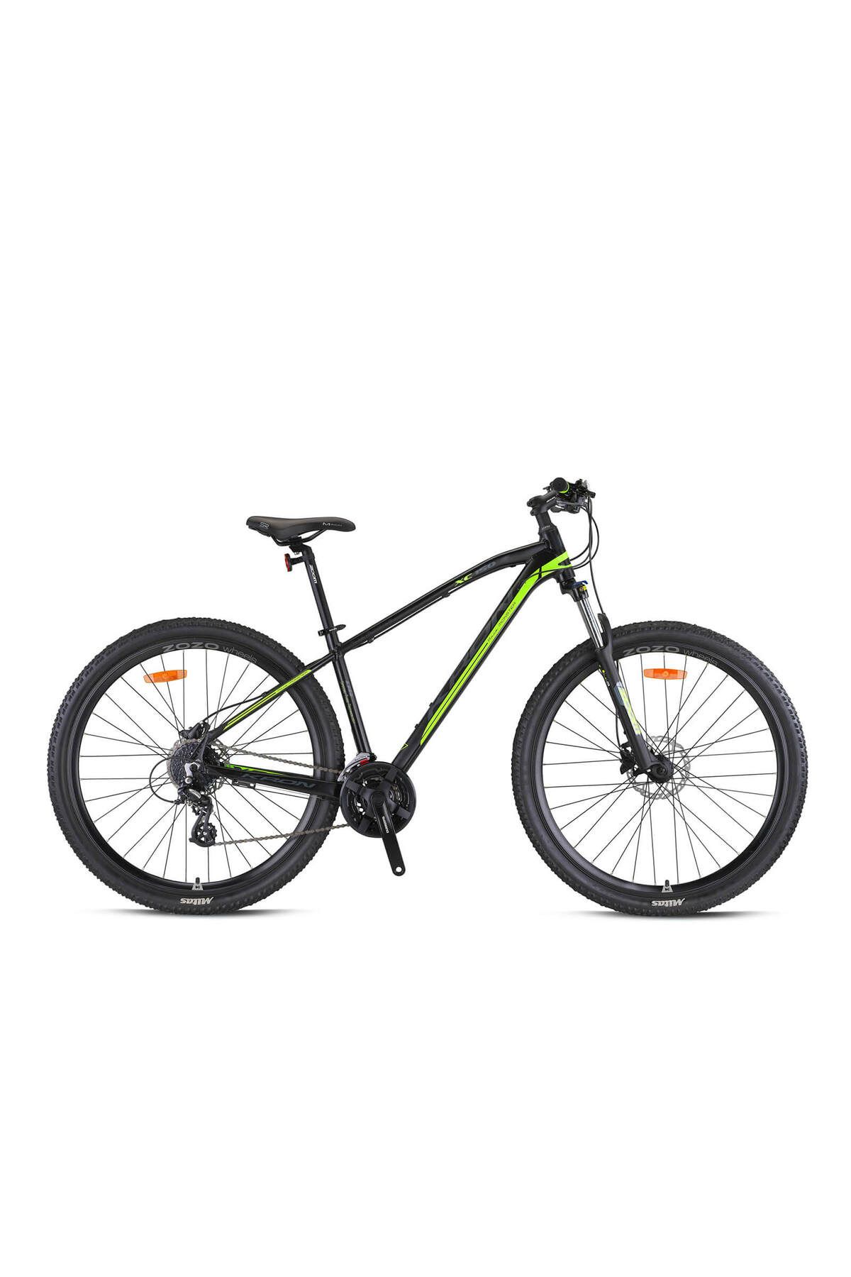 Kron Xc 150 Hidrolik Disk 27.5 Jant 24 Vites 17 Inç Bisiklet Mat Siyah Neon Sarı