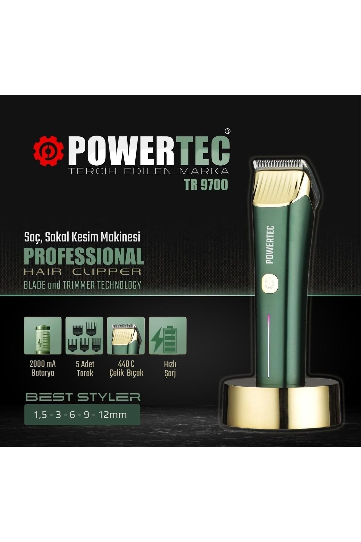 Powertec Tr-9700 Saç Kesim Makinası