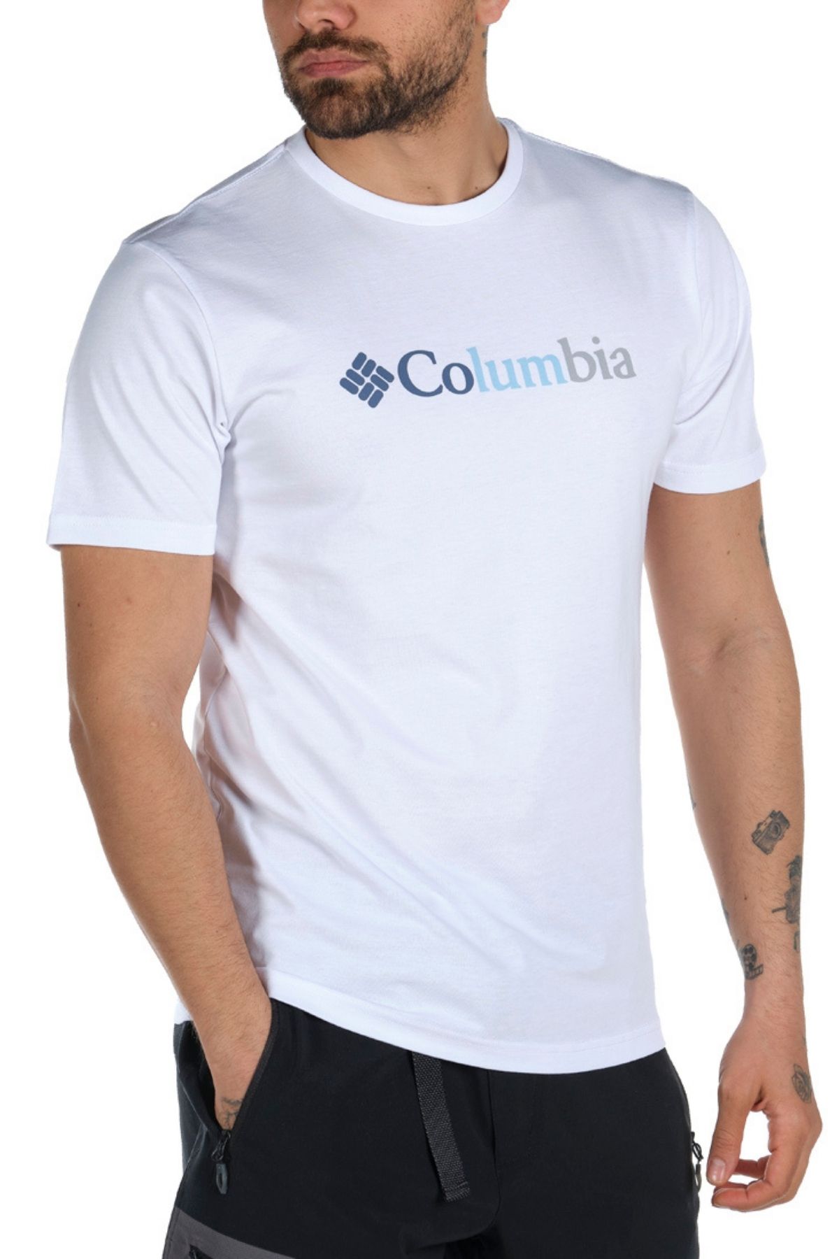 Columbia Erkek Beyaz T-shirt 1888330100-100