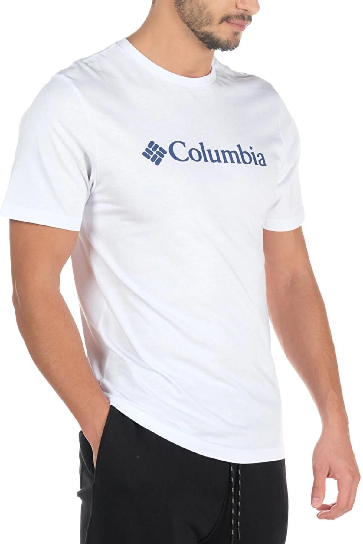 Columbia Erkek Beyaz T-shirt 1680050100-100