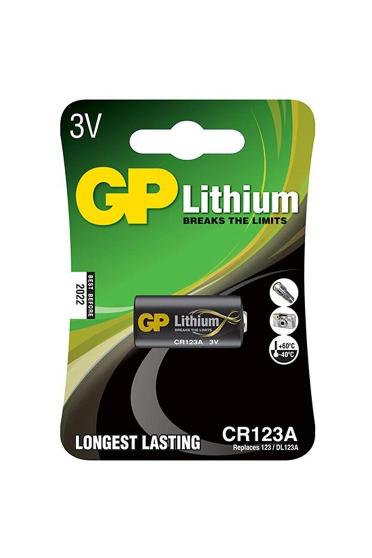 Genel Markalar Gp Cr123a 3 Volt Lityum Fotoğraf Makinesi Pili