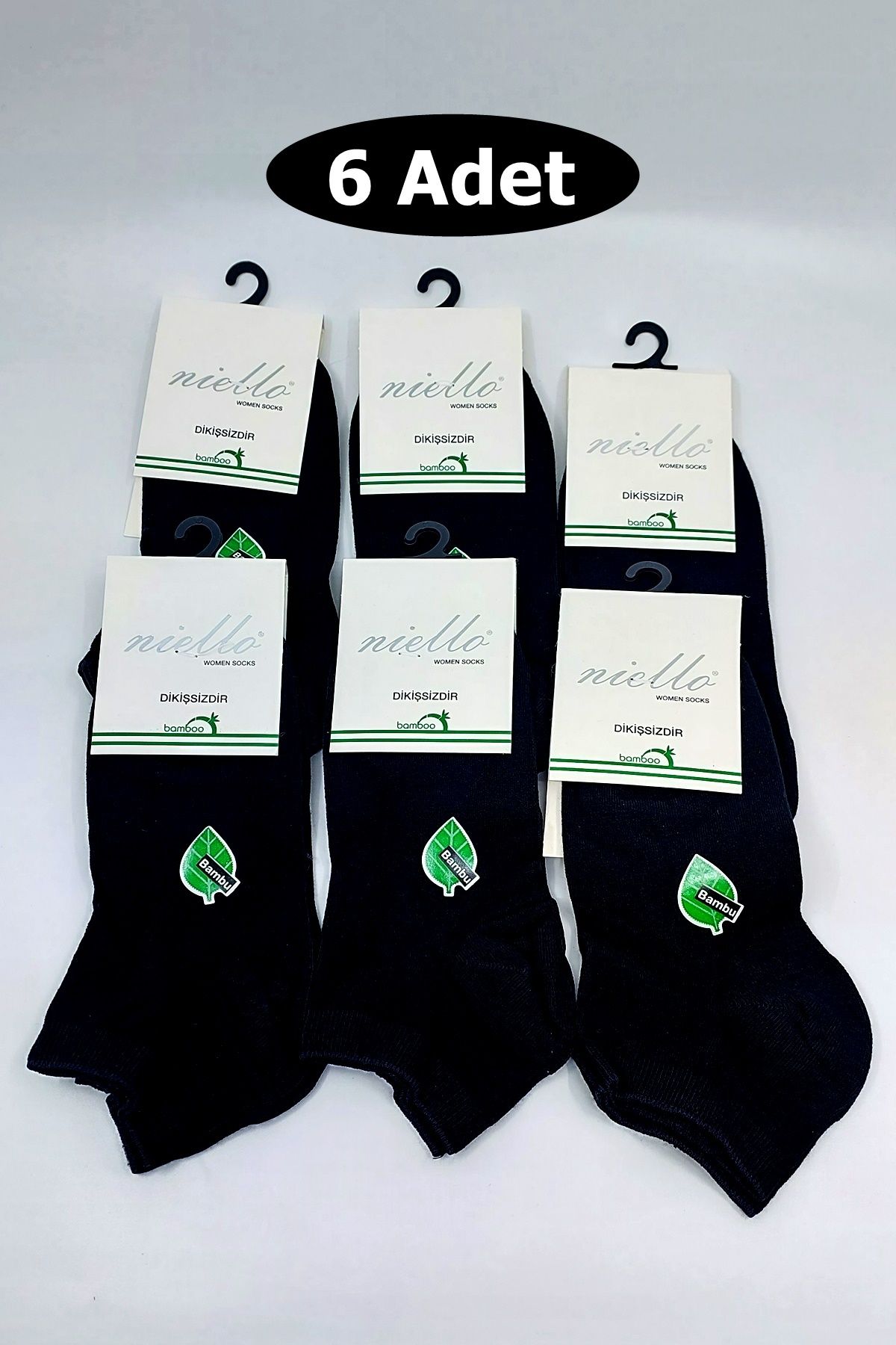 Genel Markalar Erkek Siyah Bambu Soket Çorap