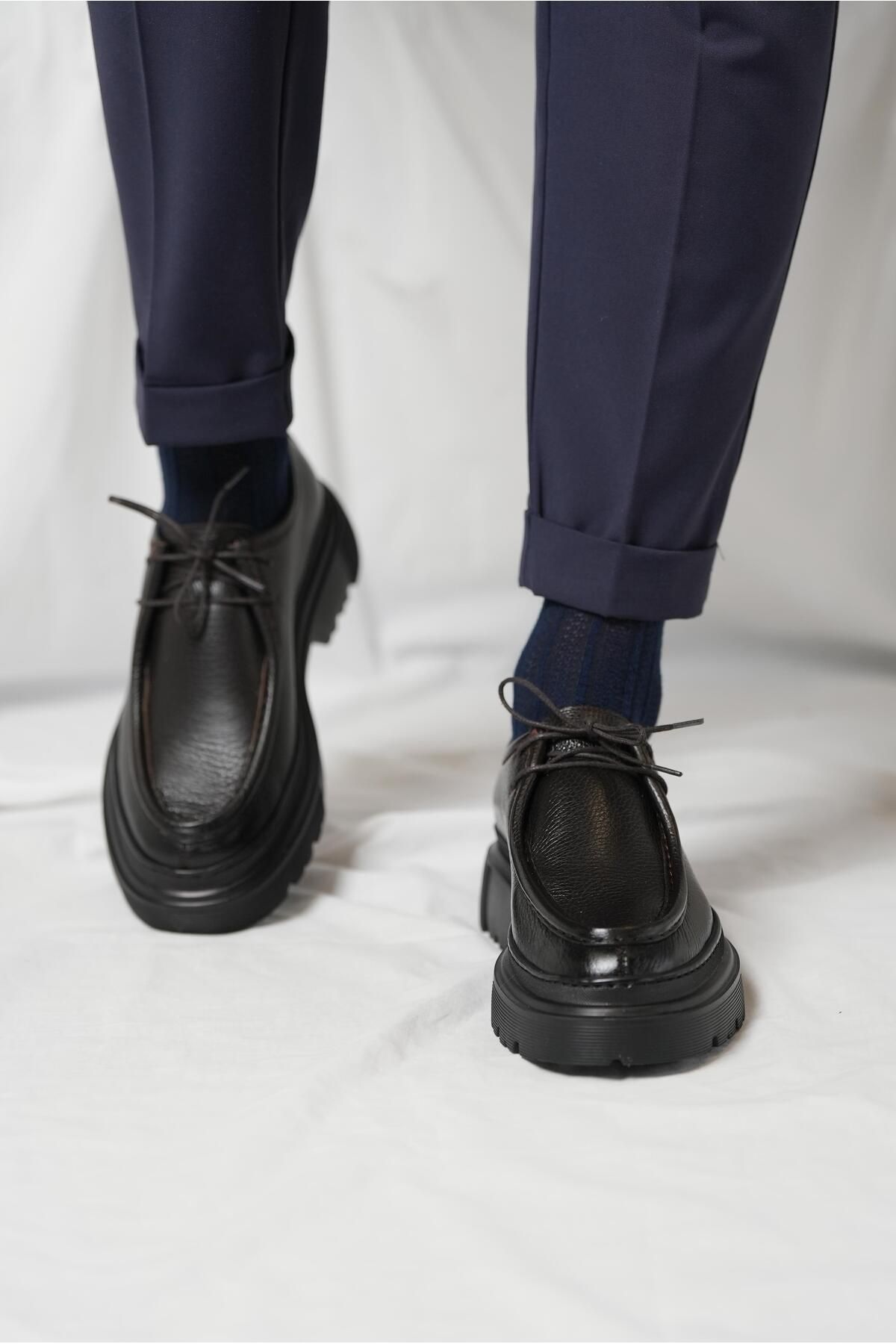 Tetri Sisley Model Hakiki Deri El Yapımı Erkek Kahverengi Casual Ayakkabı