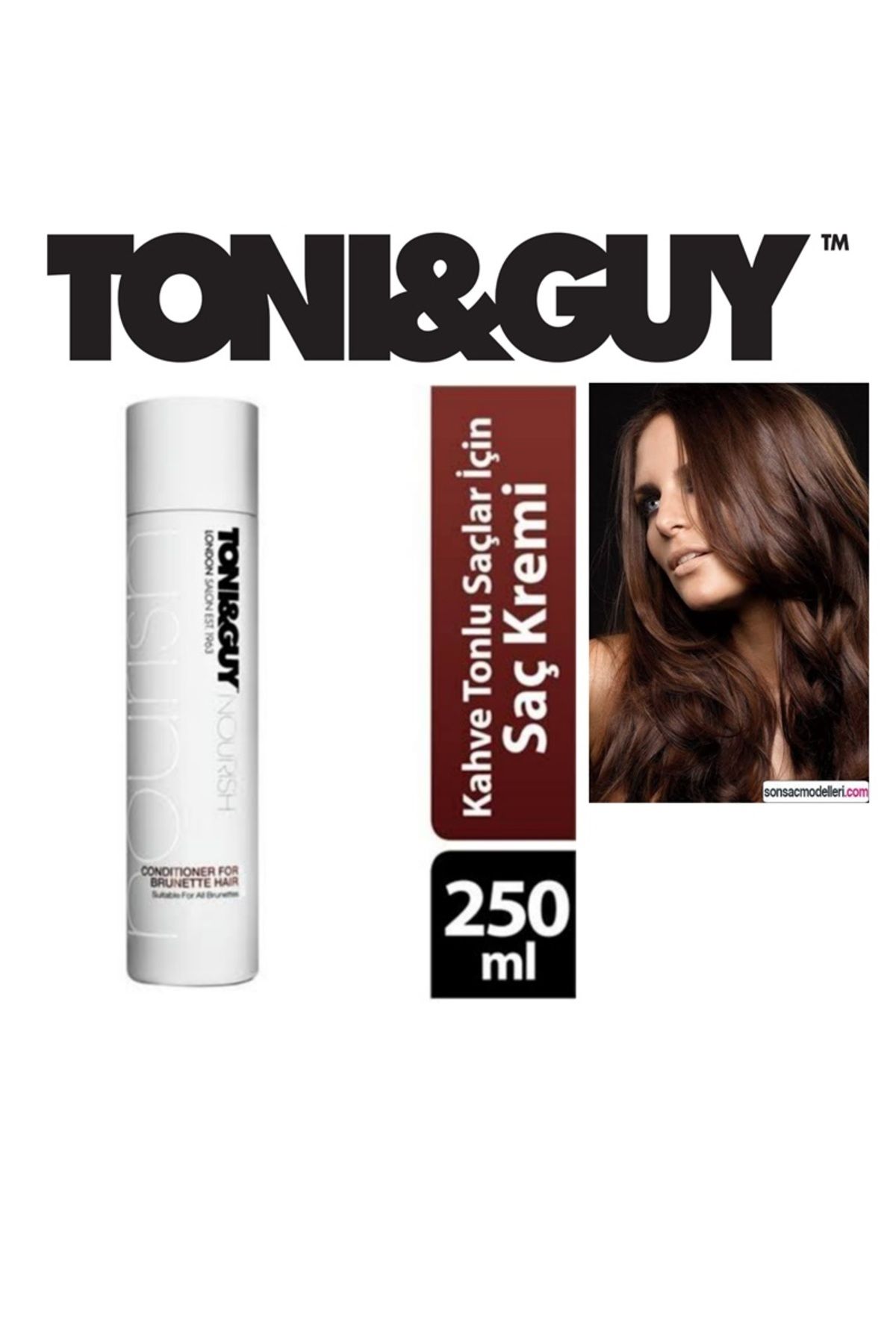 Toni Guy Toni & Guy Kahverengi Saçlara Canlılık Veren Saç Kremi- 250 Ml