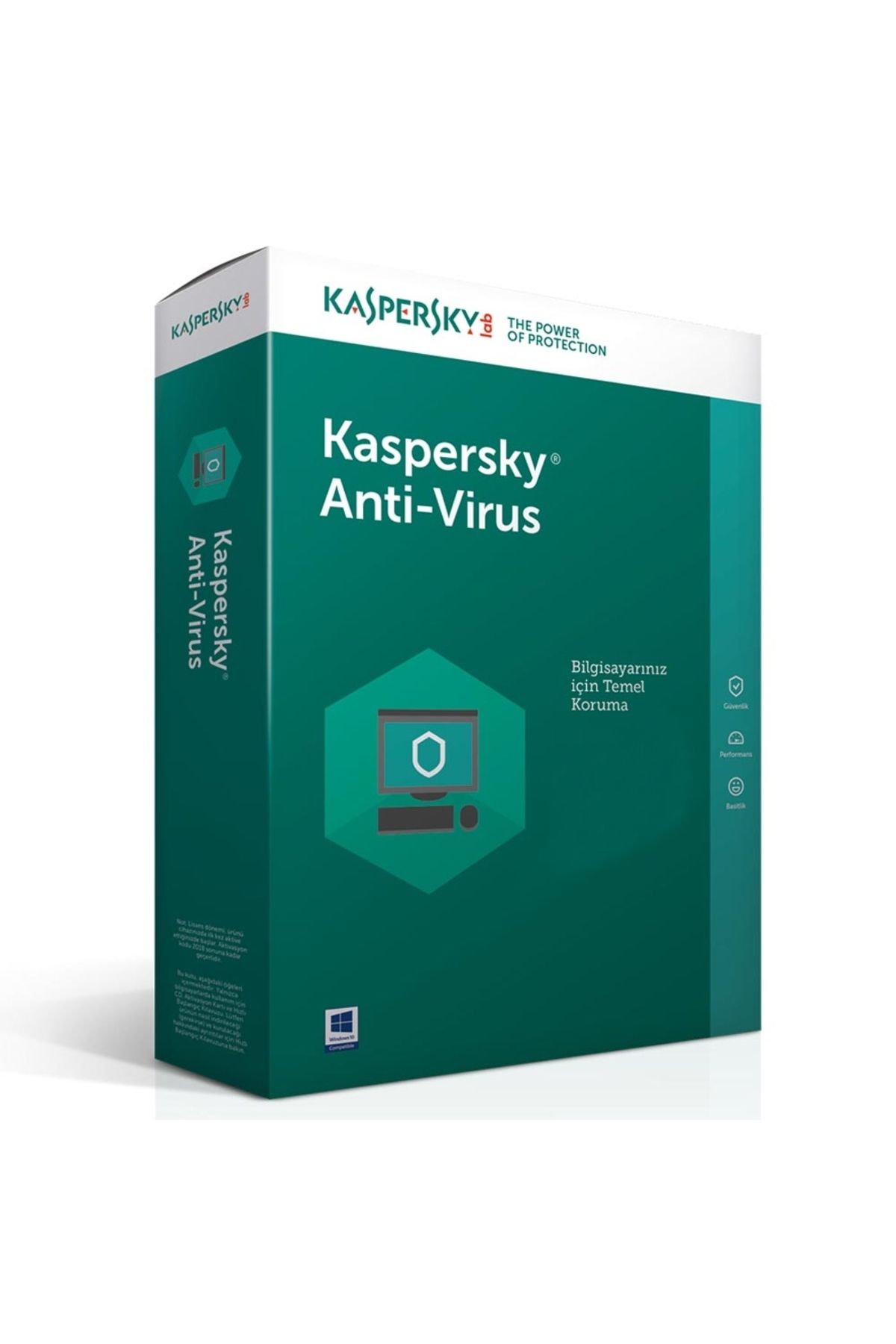 Kaspersky ANTI-VIRUS 4 KULLANICI 1 YIL