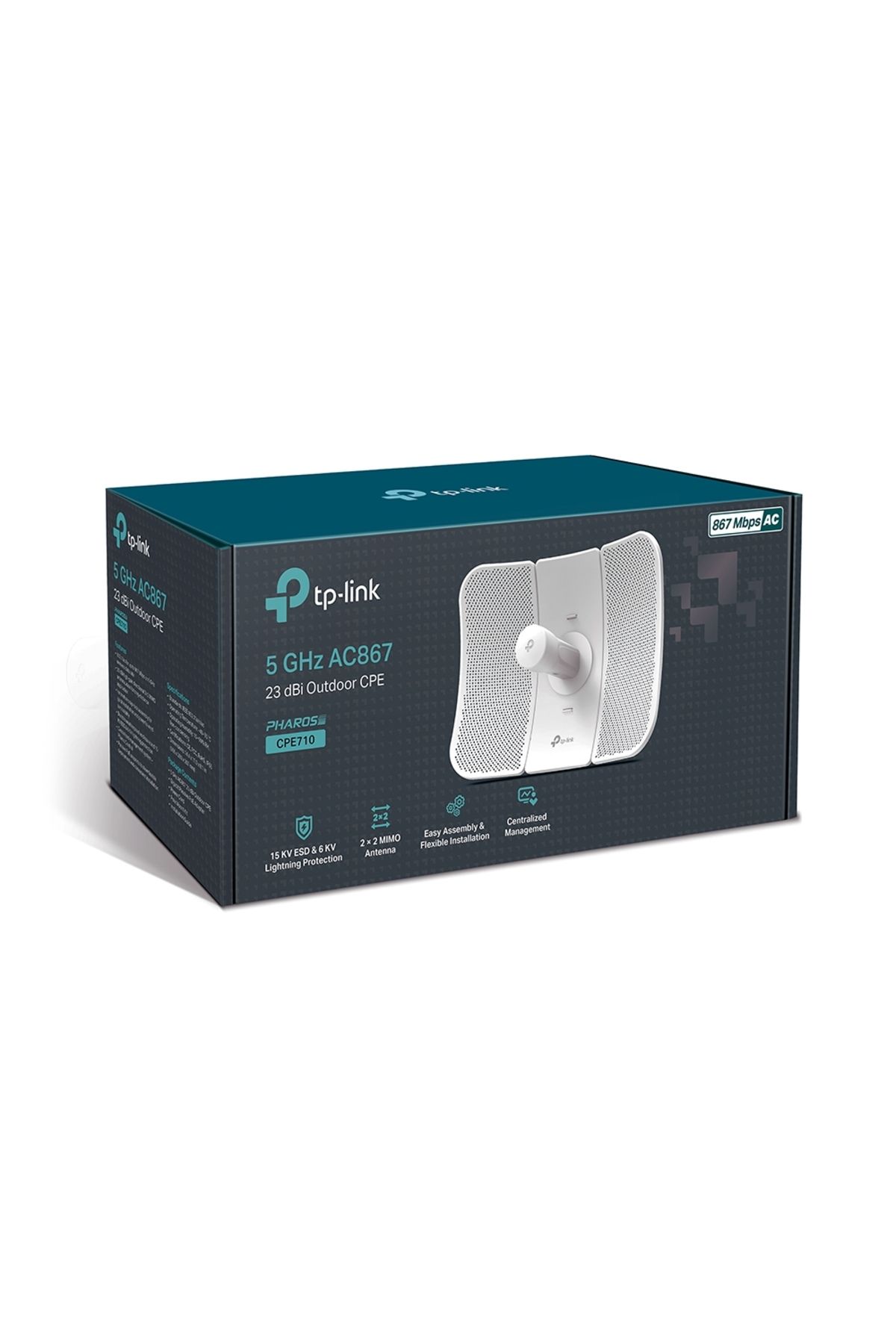 Tp-Link CPE710 867MBPS 1PORT 23DBI 5GHz OUTDOOR ACCESS POINT